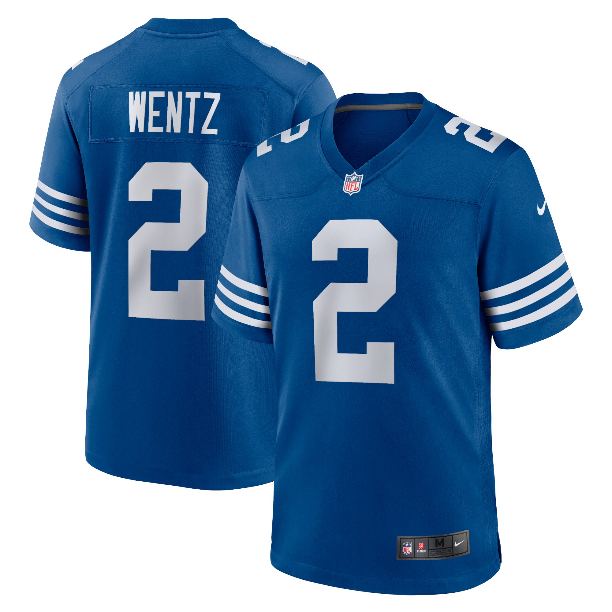 Men's Indianapolis Colts Carson Wentz Royal Alternate Game Jersey JS3973 Saliibo