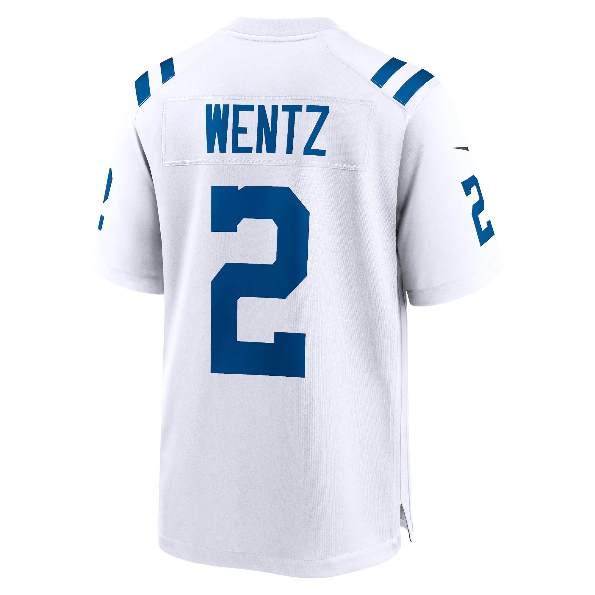 Men's Indianapolis Colts Carson Wentz White Game Jersey JS3085 Saliibo - Image 3