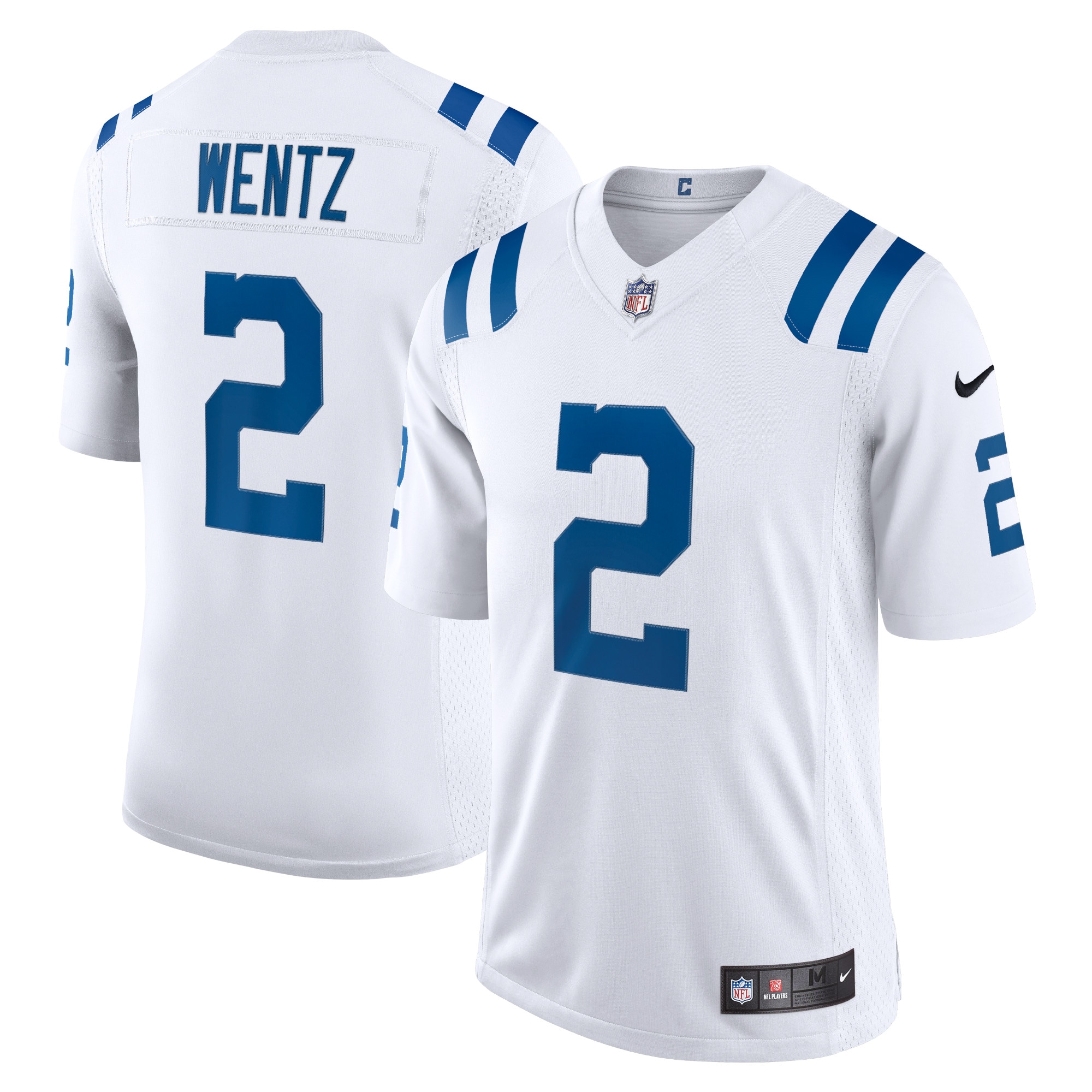 Men's Indianapolis Colts Carson Wentz White Vapor Limited Jersey JS8341 Saliibo