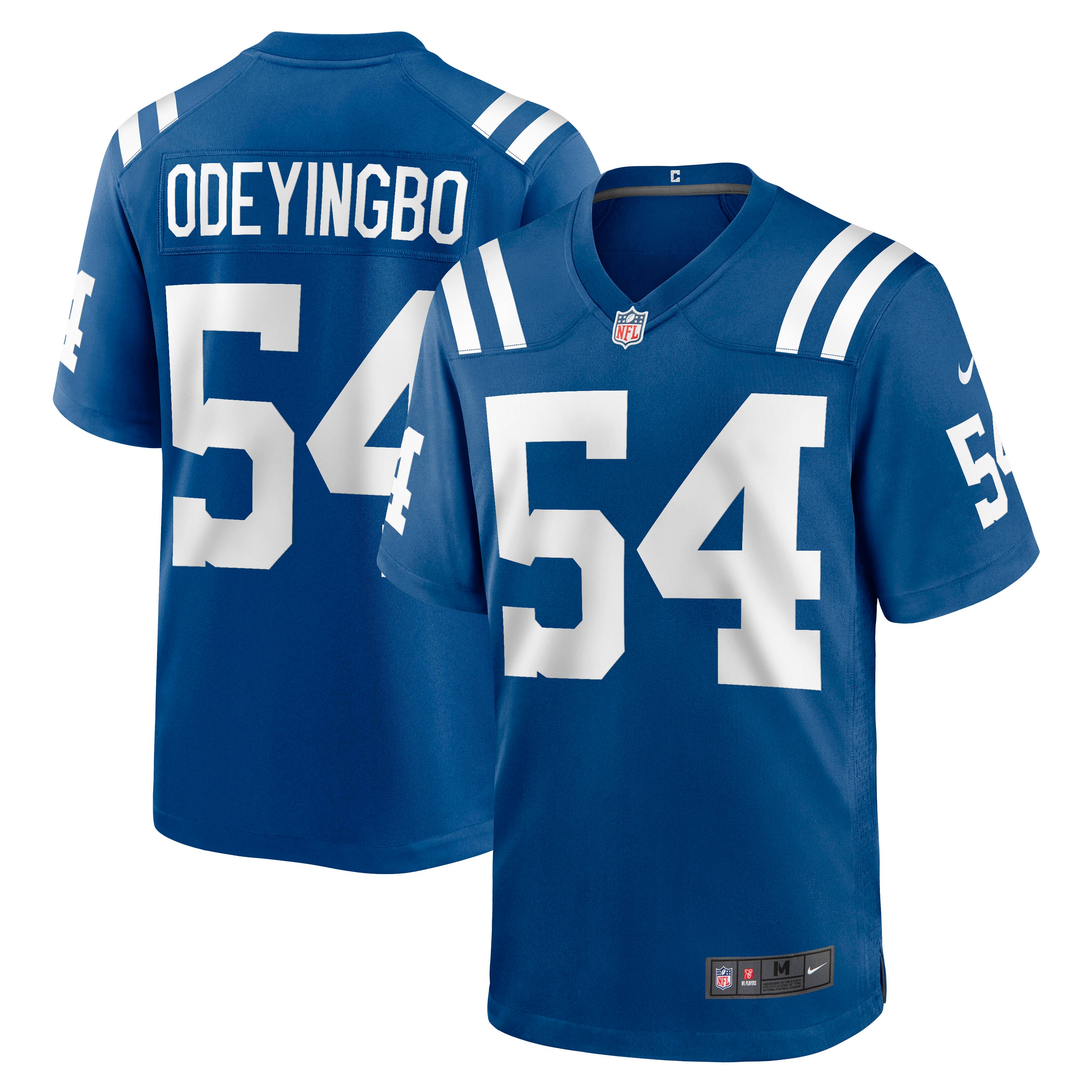 Men's Indianapolis Colts Dayo Odeyingbo Royal Game Jersey JS8633 Saliibo
