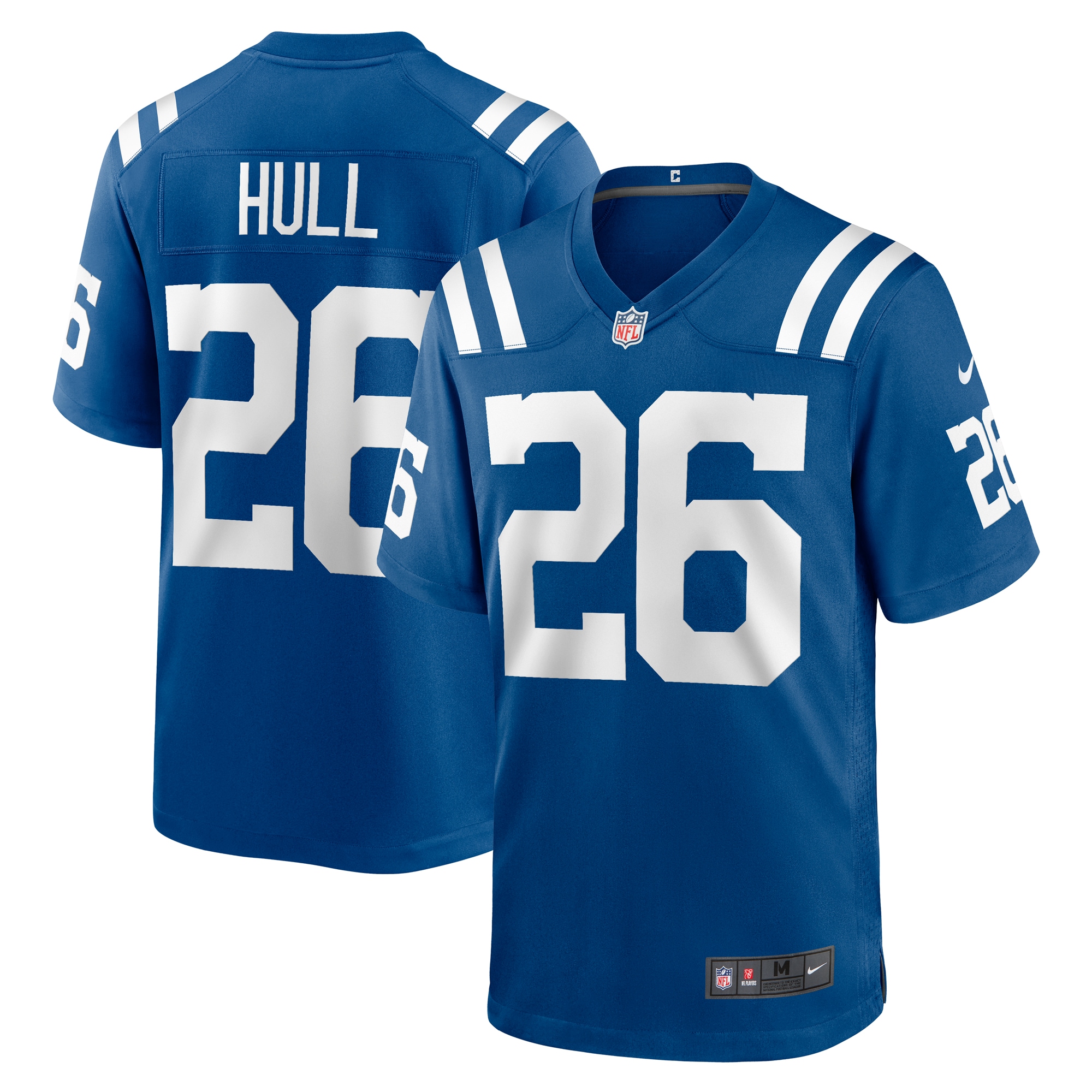 Men's Indianapolis Colts Evan Hull Royal Team Game Jersey JS1820 Saliibo