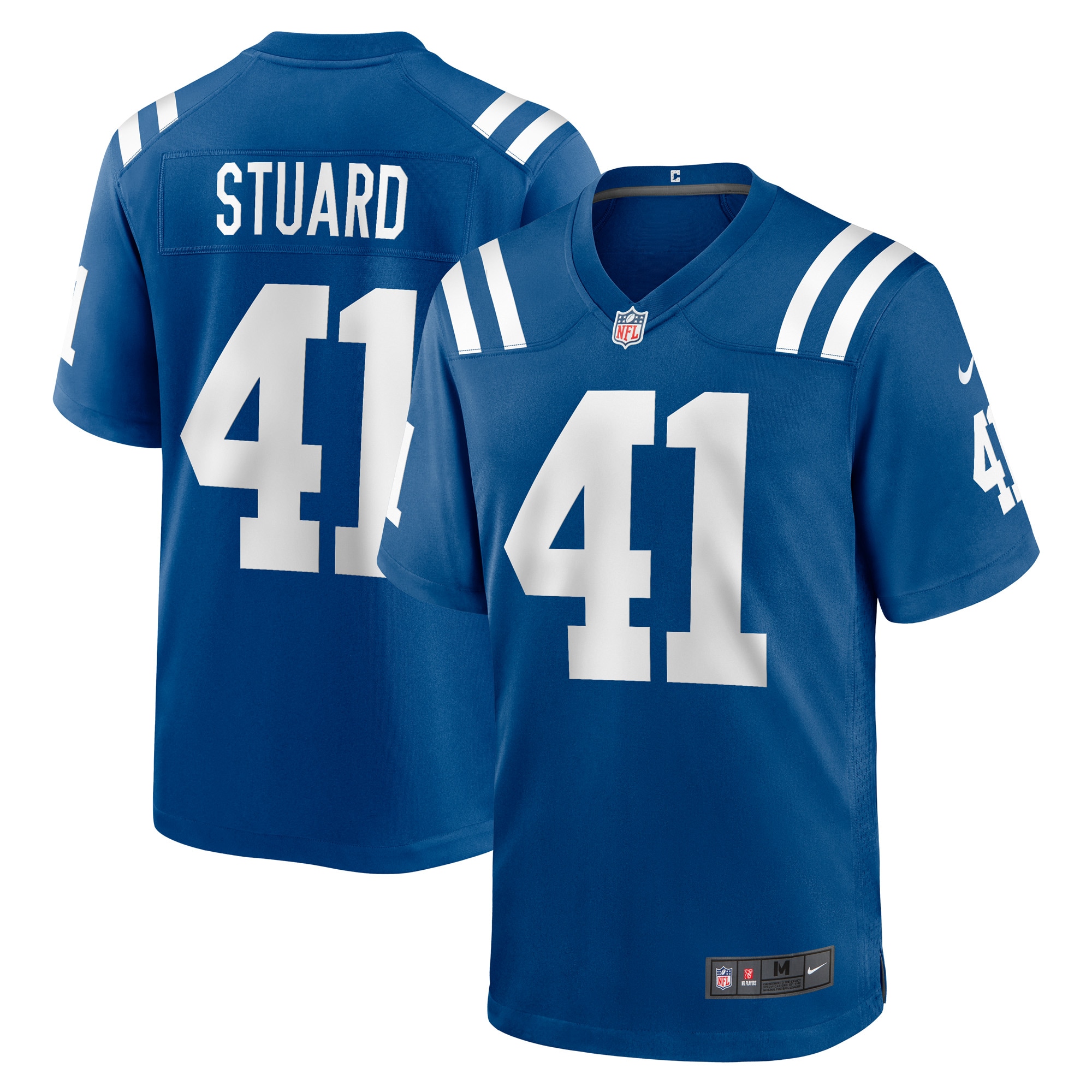 Men's Indianapolis Colts Grant Stuard Royal Game Player Jersey JS6041 Saliibo