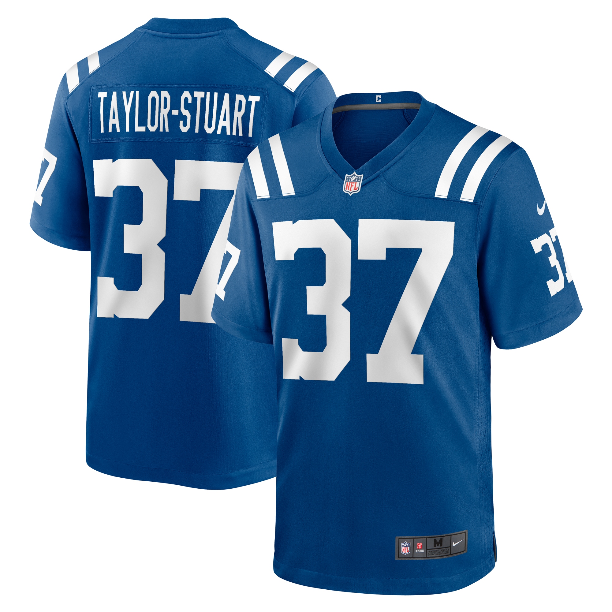 Men's Indianapolis Colts Isaac Taylor-Stuart Royal Team Game Jersey JS9631 Saliibo