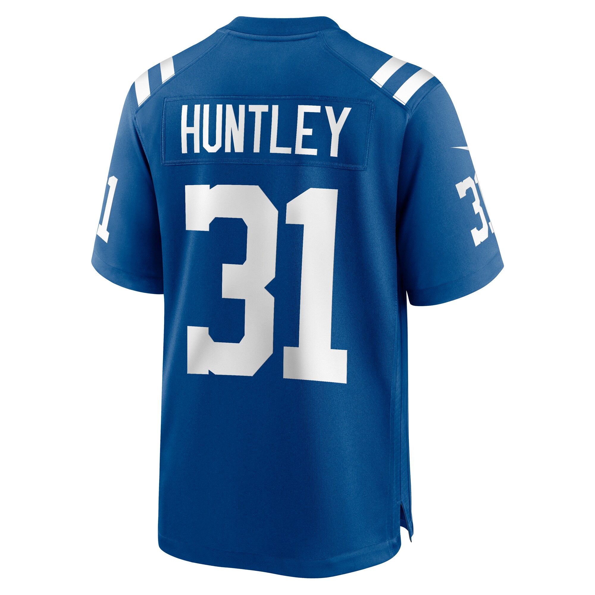Men's Indianapolis Colts Jason Huntley Royal Team Game Jersey JS4649 Saliibo - Image 3