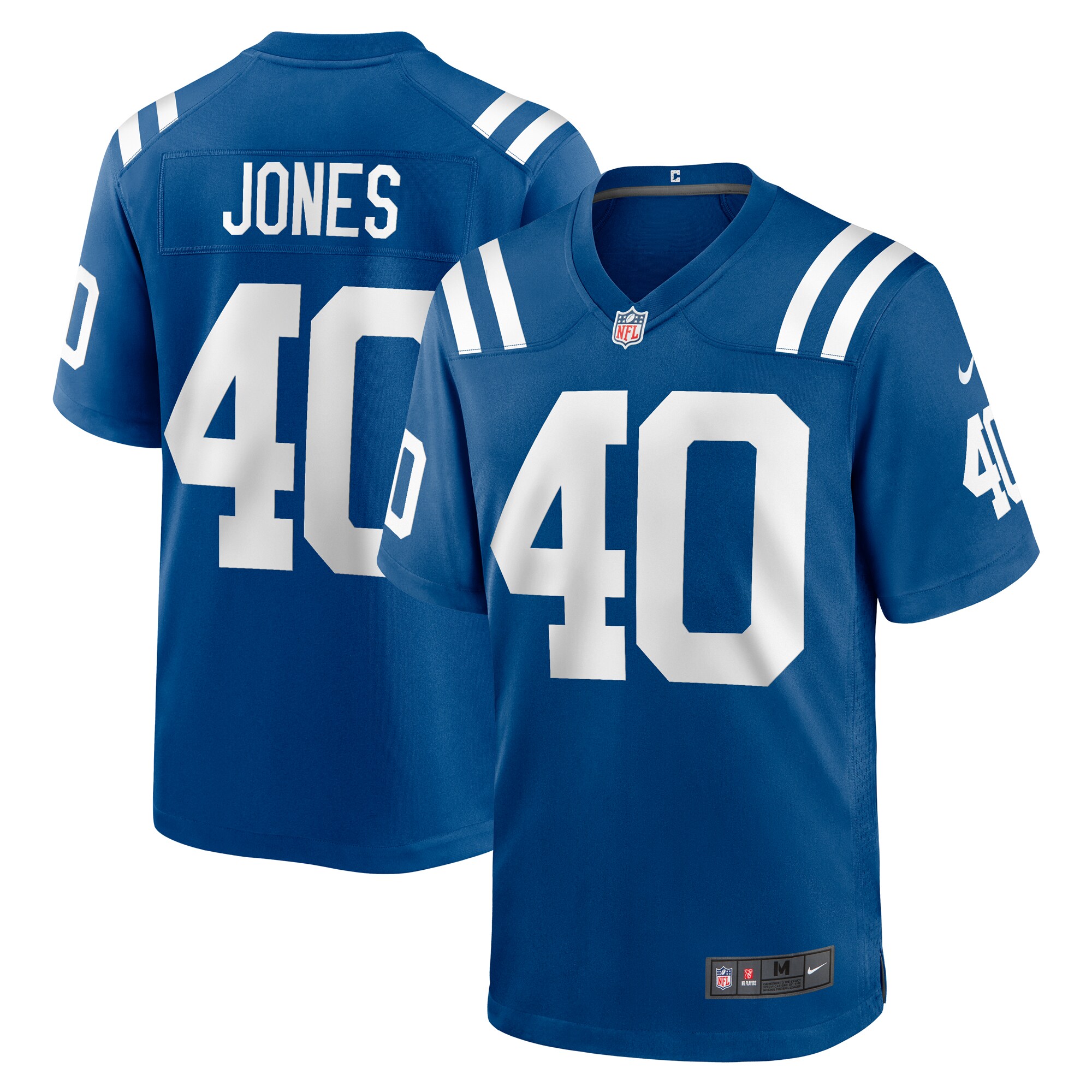 Men's Indianapolis Colts Jaylon Jones Royal Team Game Jersey JS8672 Saliibo