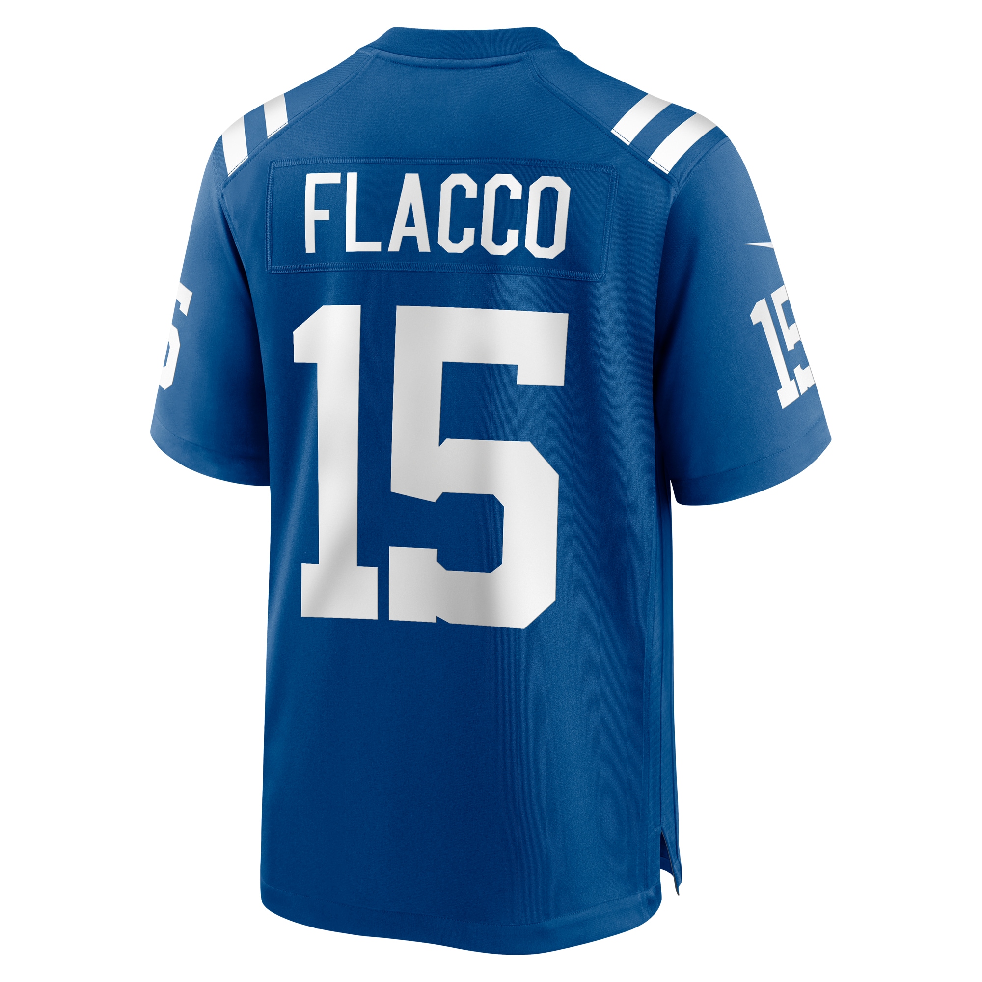 Men's Indianapolis Colts Joe Flacco Royal Game Jersey JS6584 Saliibo - Image 3