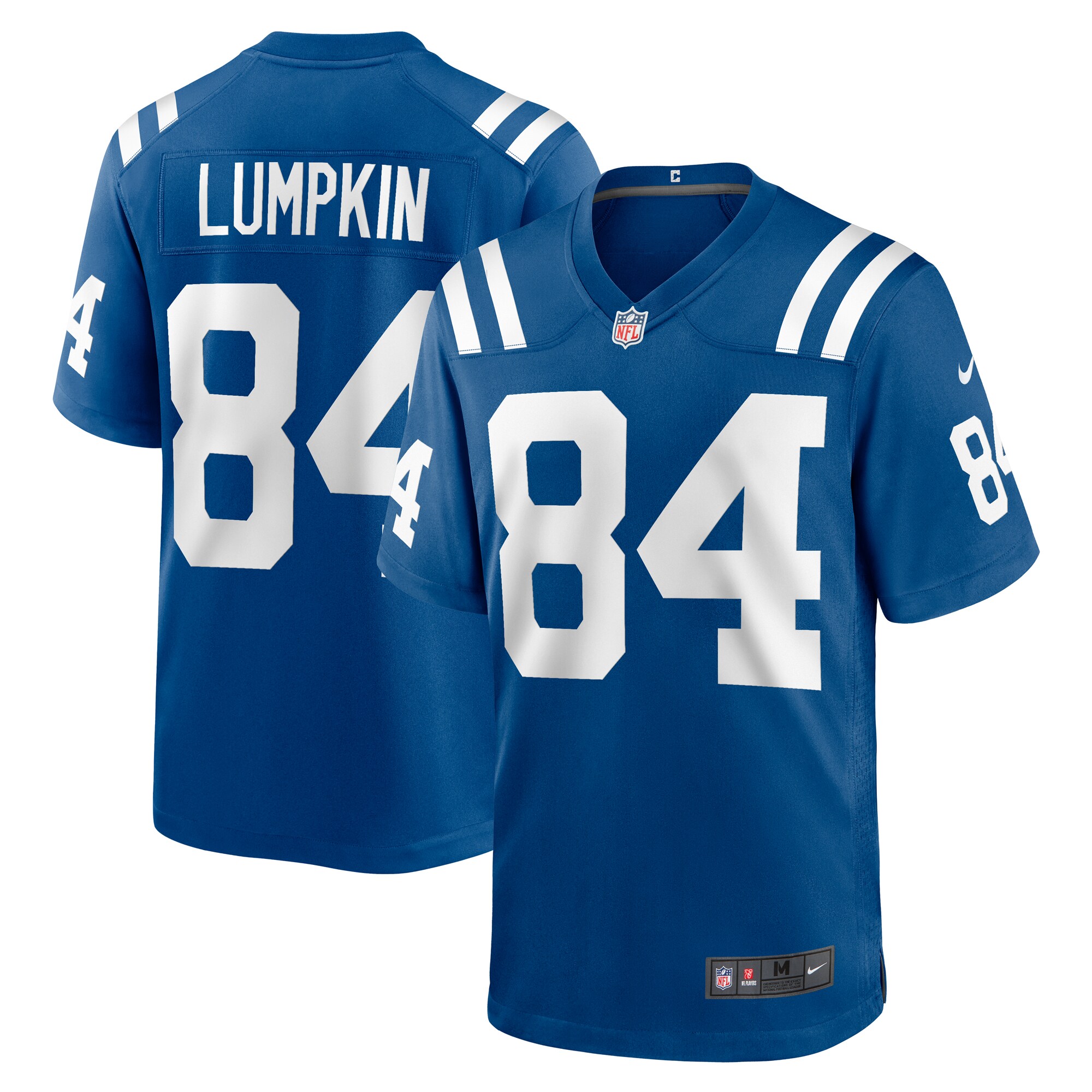 Men's Indianapolis Colts Johnny Lumpkin Royal Team Game Jersey JS9859 Saliibo