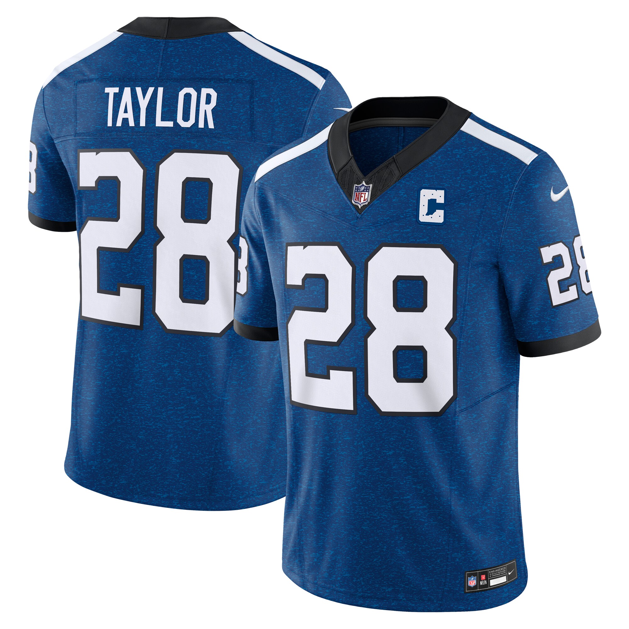 Men's Indianapolis Colts Jonathan Taylor Blue Vapor F.U.S.E. Limited Jersey JS3309 Saliibo