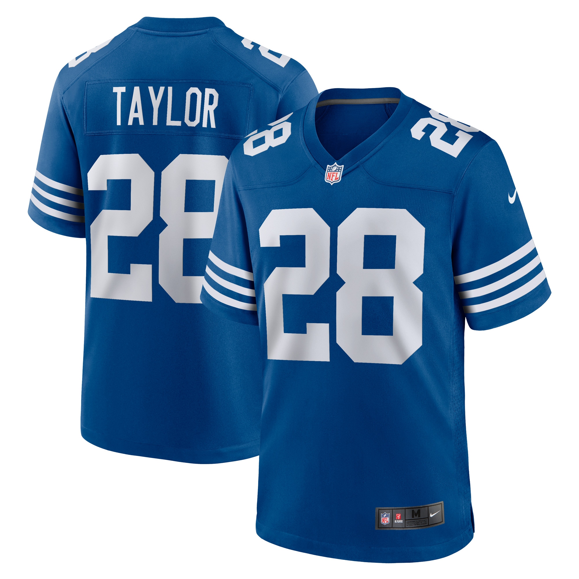 Men's Indianapolis Colts Jonathan Taylor Royal Game Player Jersey JS2565 Saliibo