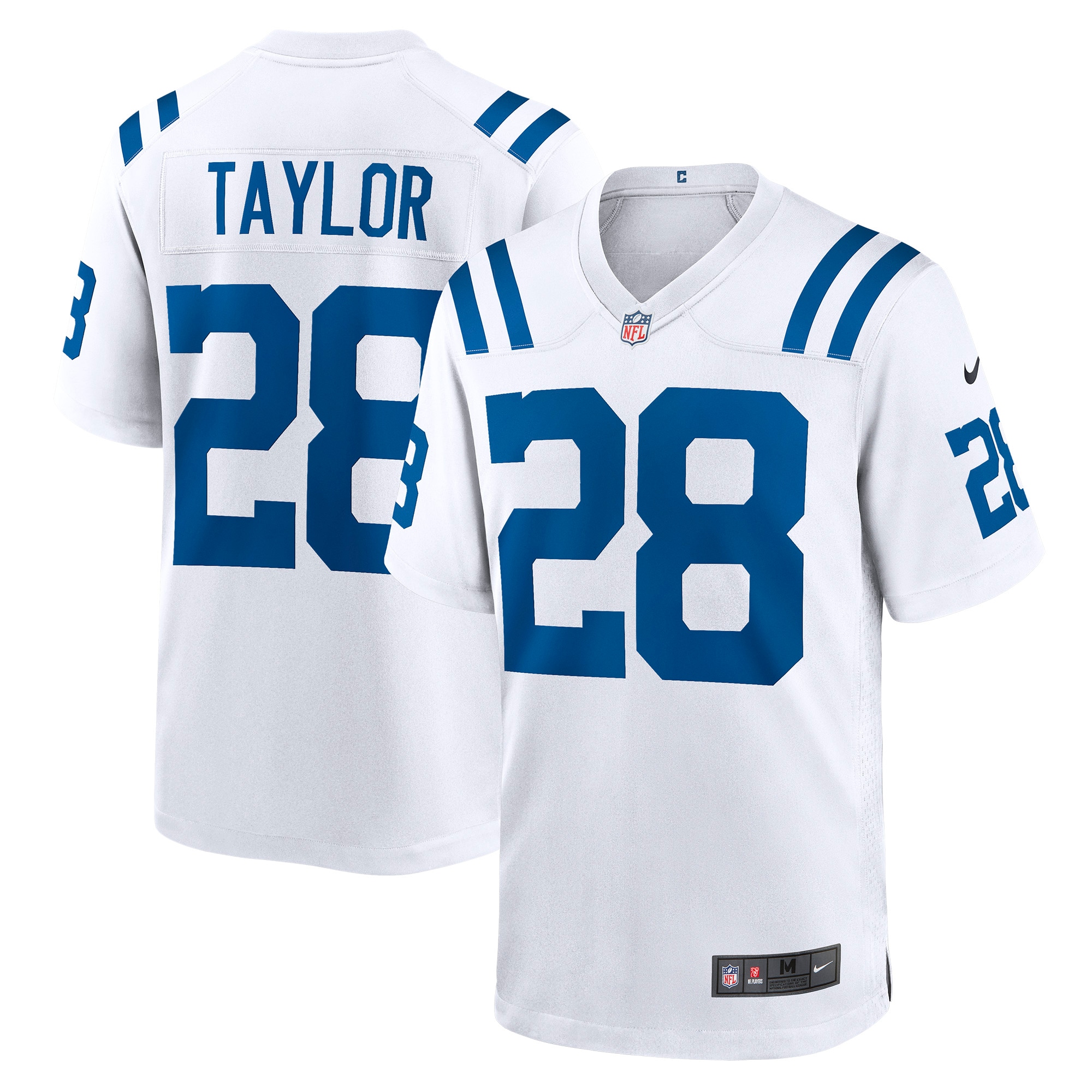 Men's Indianapolis Colts Jonathan Taylor White Player Game Jersey JS5737 Saliibo