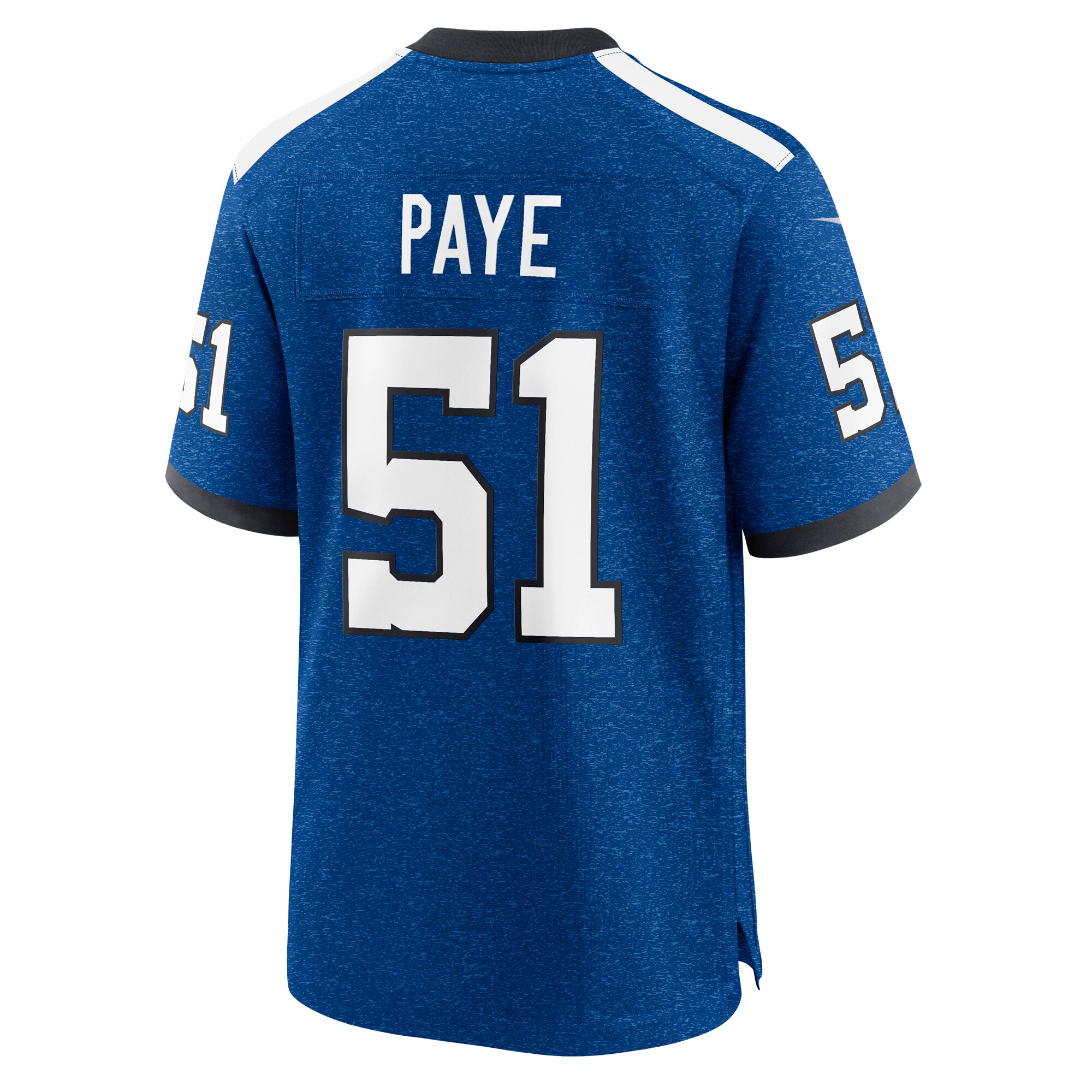 Men's Indianapolis Colts Kwity Paye Royal Indiana Nights Alternate Game Jersey JS1421 Saliibo - Image 3