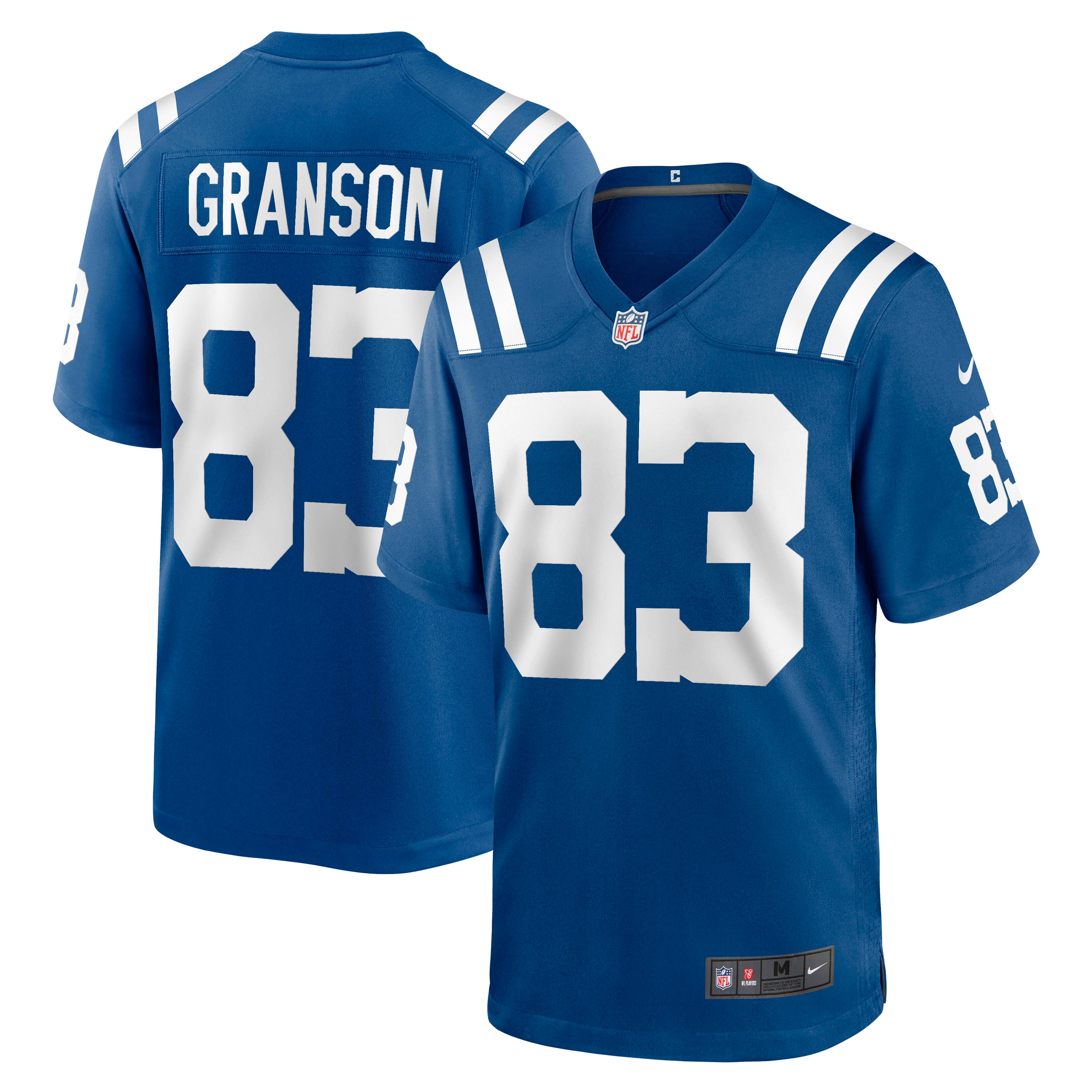 Men's Indianapolis Colts Kylen Granson Royal Game Jersey JS7520 Saliibo