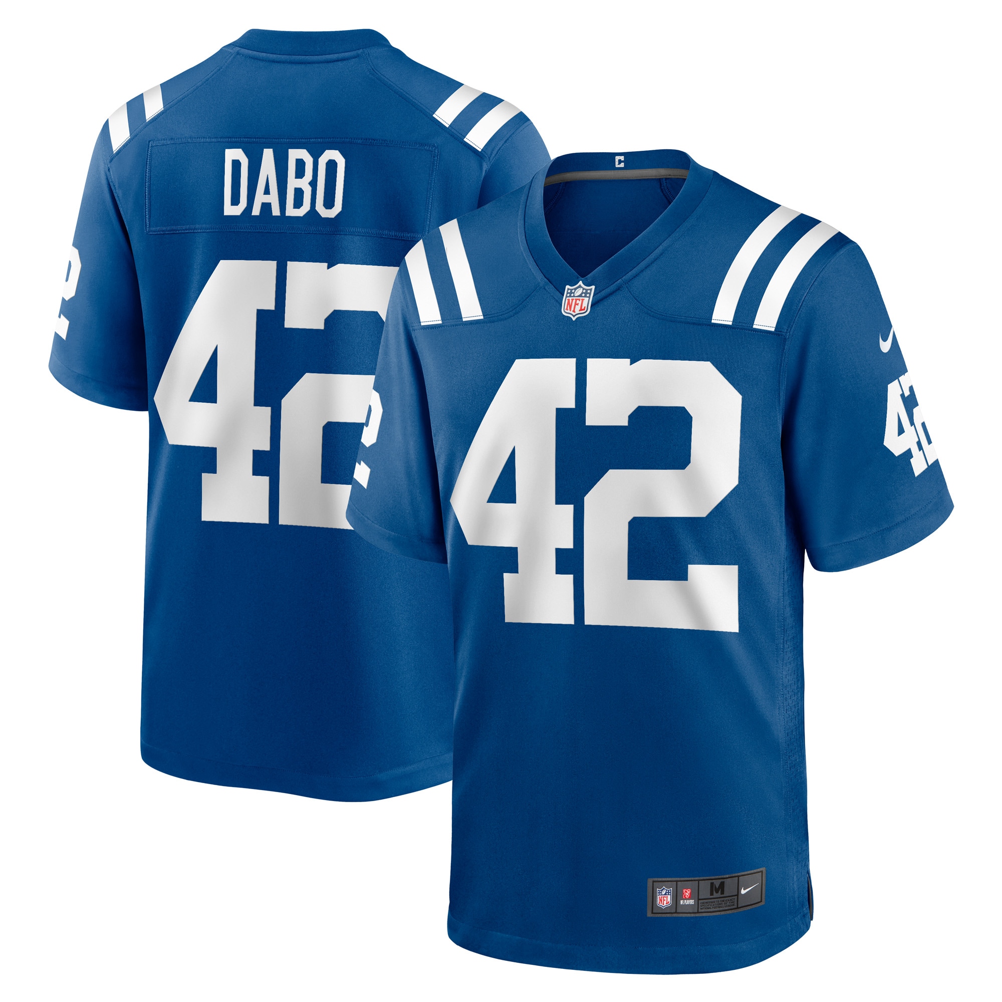 Men's Indianapolis Colts Marcel Dabo Royal Game Player Jersey JS4320 Saliibo