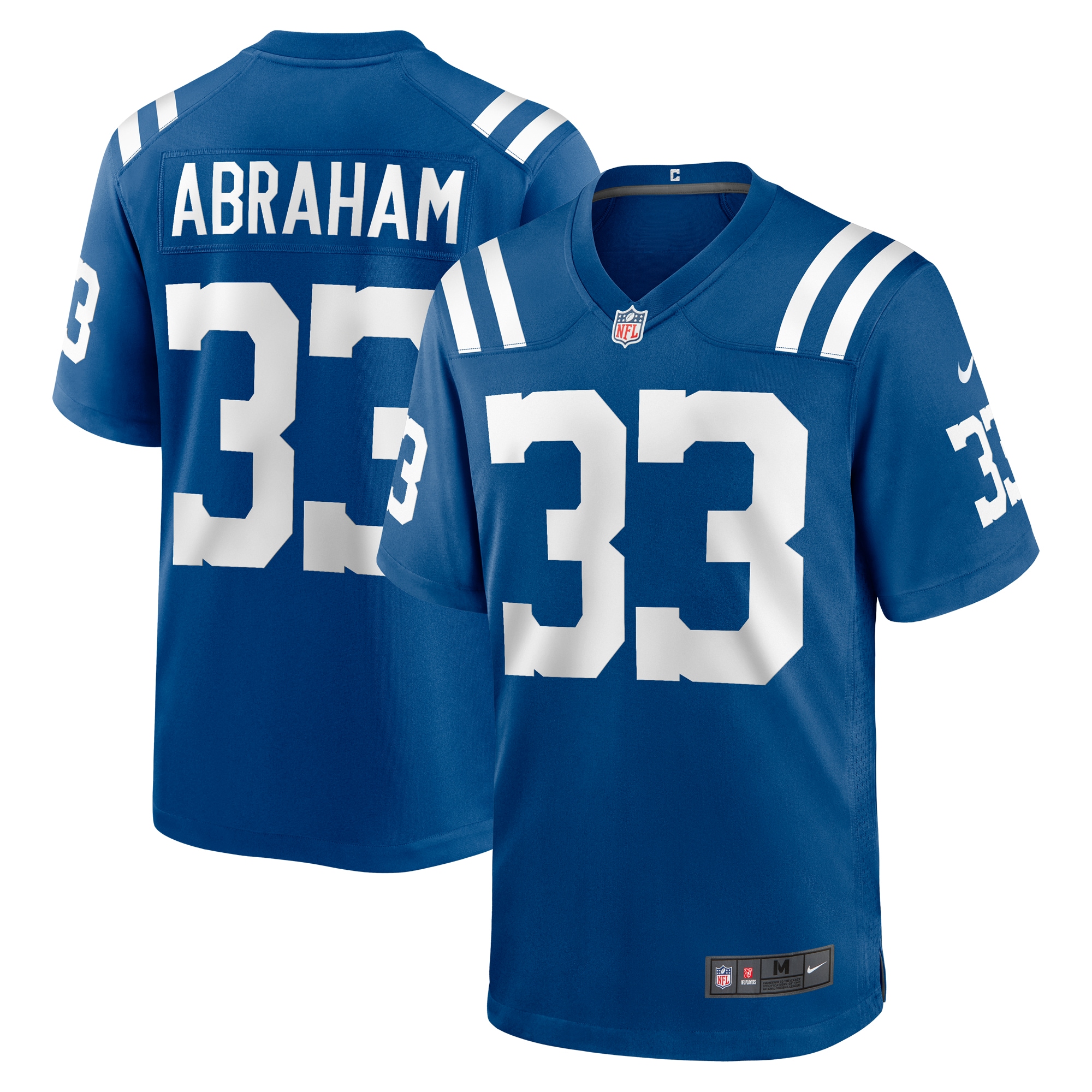 Men's Indianapolis Colts Micah Abraham Royal Game Jersey JS9352 Saliibo