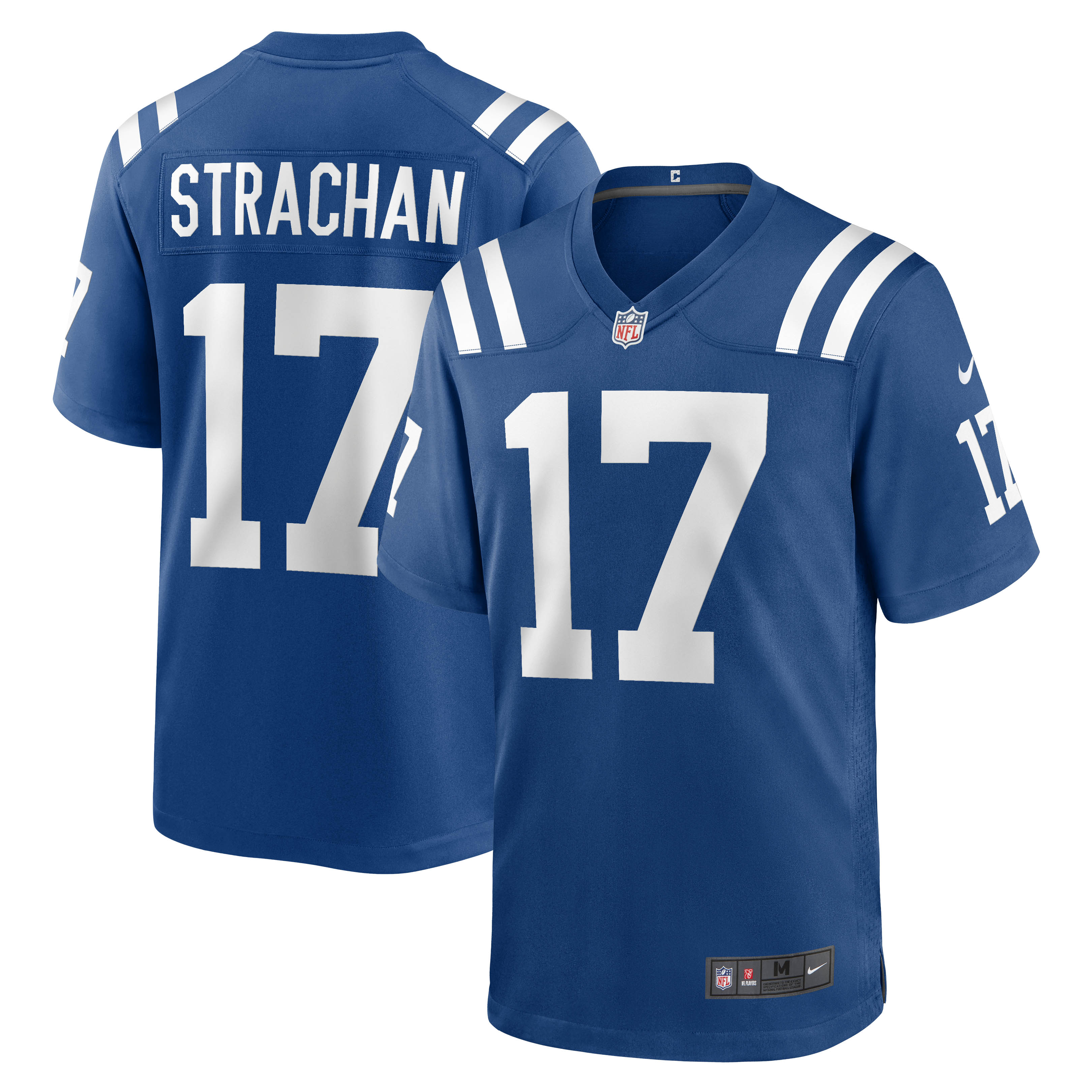 Men's Indianapolis Colts Mike Strachan Royal Game Jersey JS4014 Saliibo