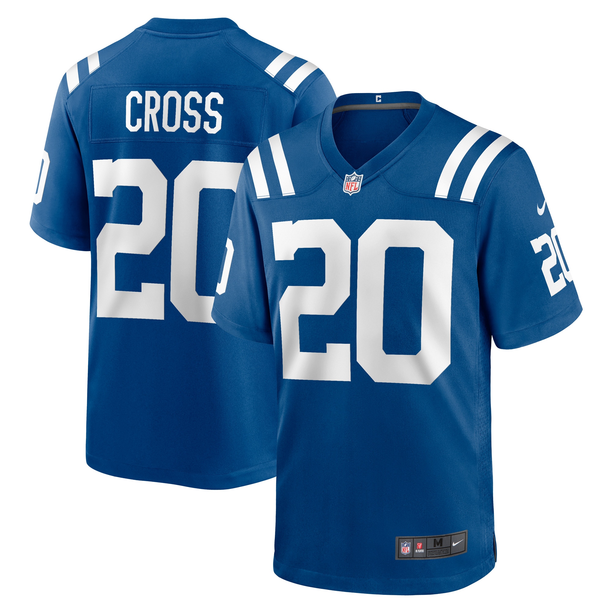 Men's Indianapolis Colts Nick Cross Royal Player Game Jersey JS8671 Saliibo
