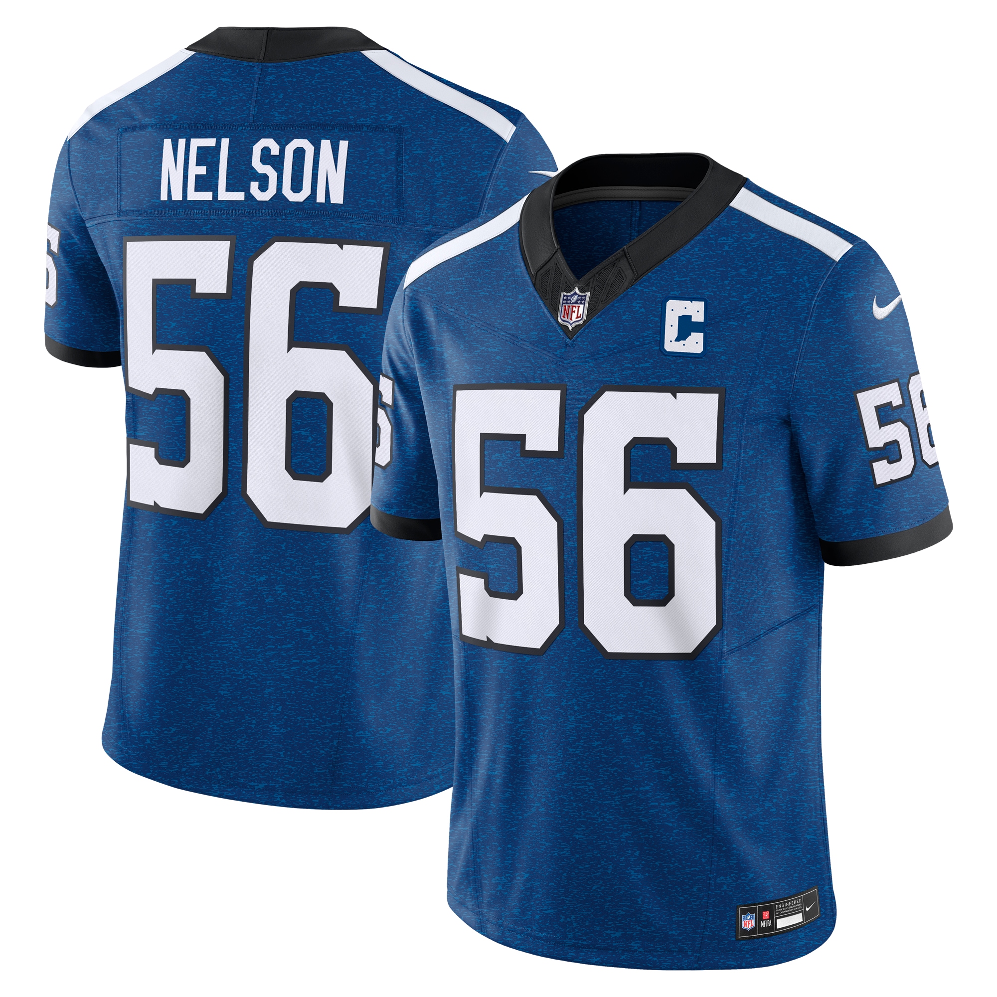 Men's Indianapolis Colts Quenton Nelson Blue Vapor F.U.S.E. Limited Jersey JS9476 Saliibo