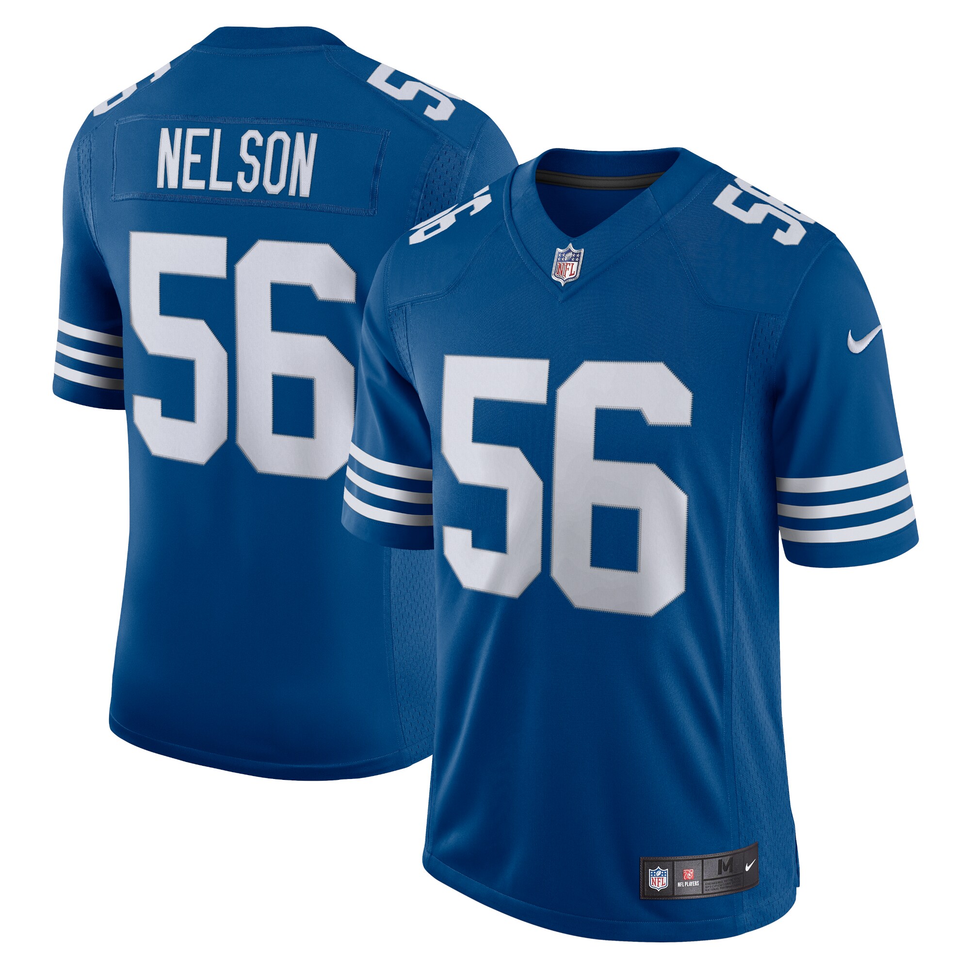 Men's Indianapolis Colts Quenton Nelson Royal Alternate Vapor Limited Jersey JS1864 Saliibo