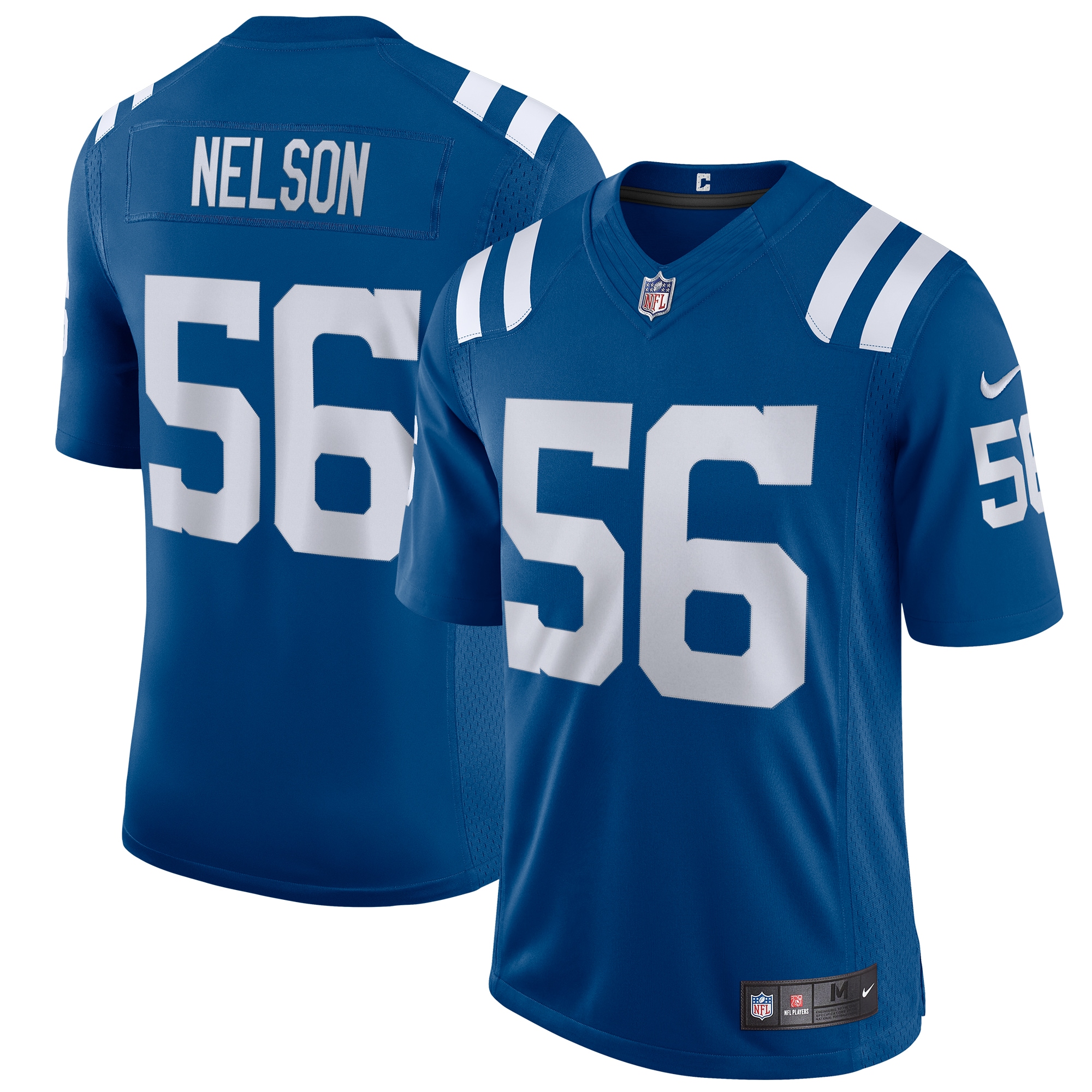 Men's Indianapolis Colts Quenton Nelson Royal Vapor Limited Jersey JS1211 Saliibo