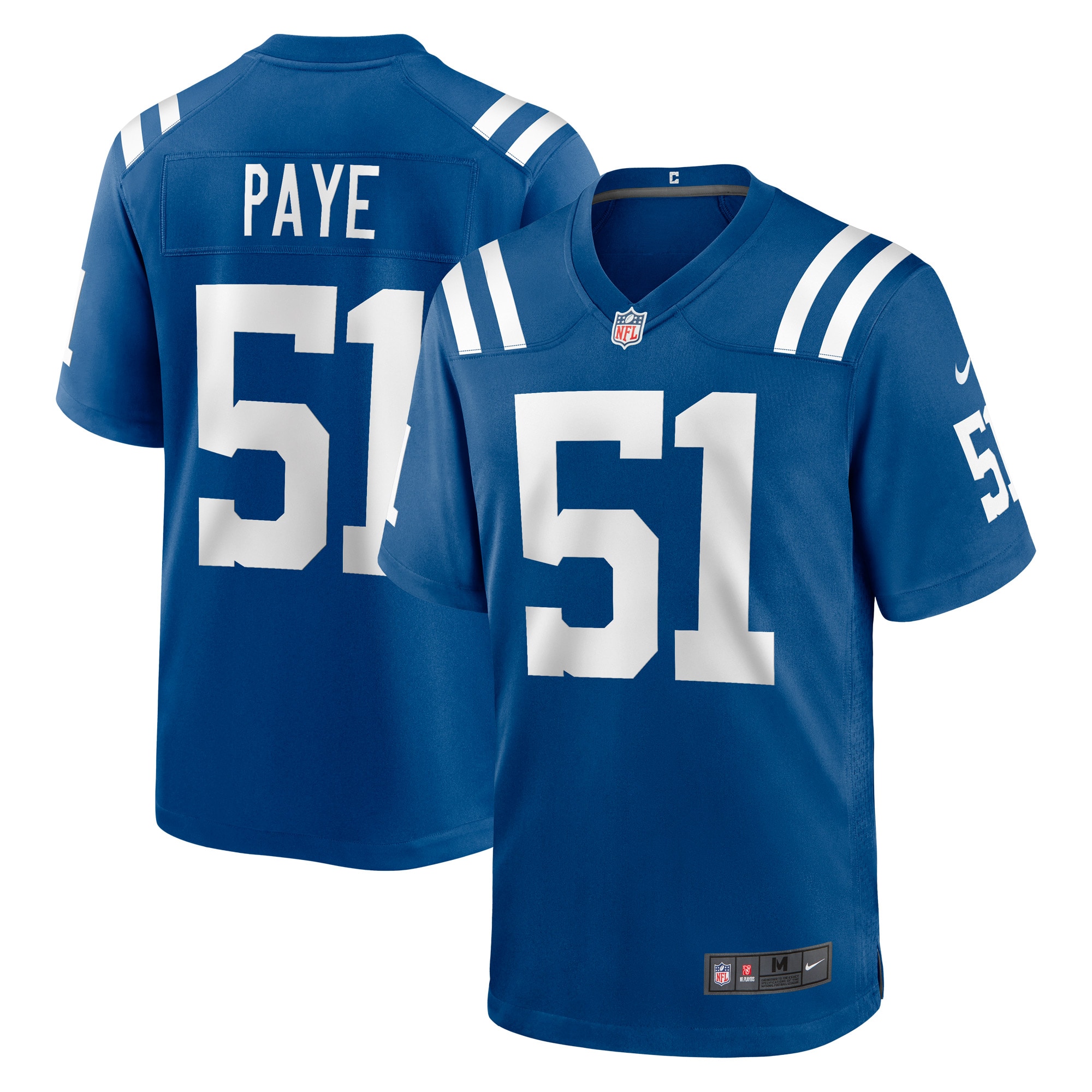 Men's Indianapolis Colts Royal Game Jersey JS4343 Saliibo