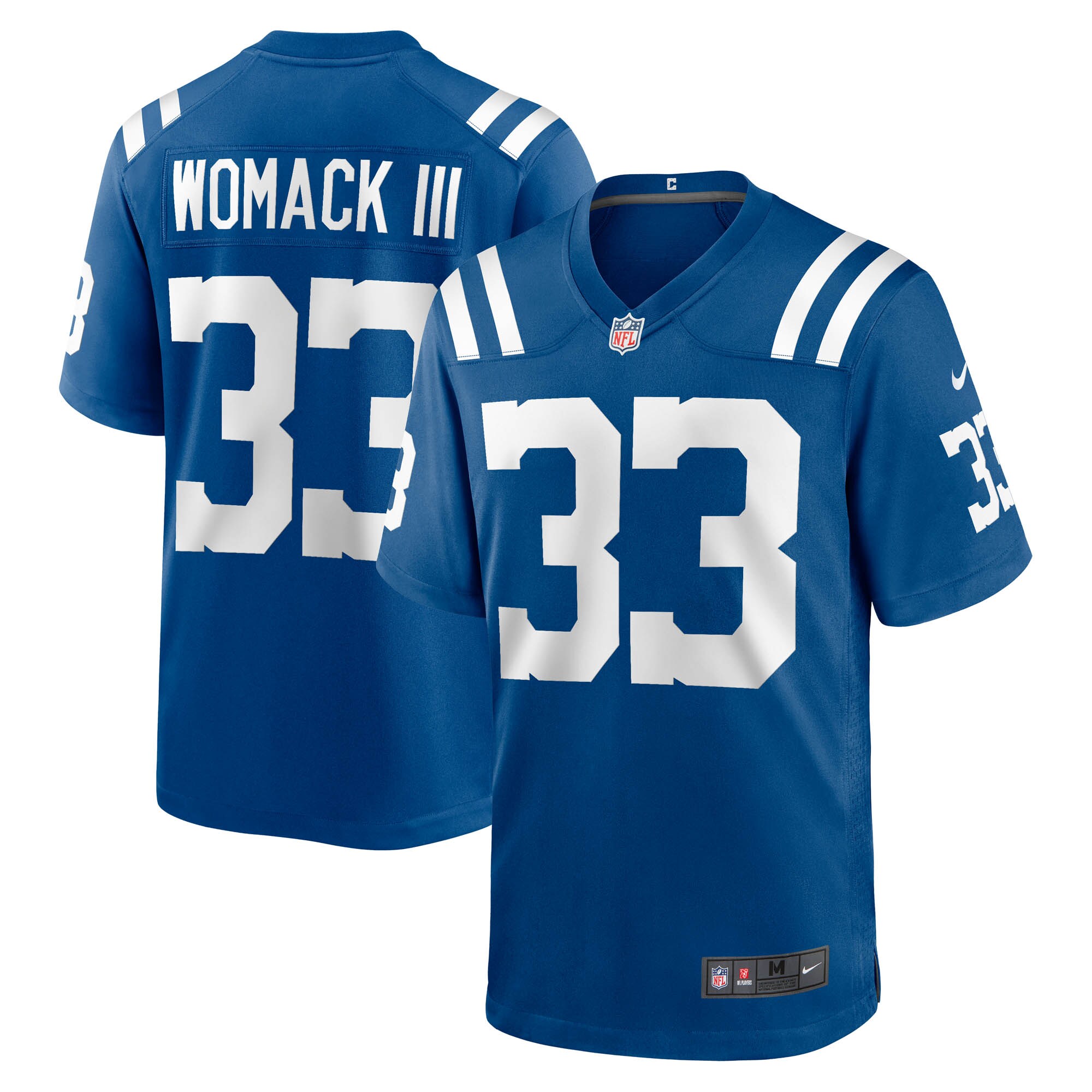 Men's Indianapolis Colts Samuel Womack III Royal Game Jersey JS9644 Saliibo