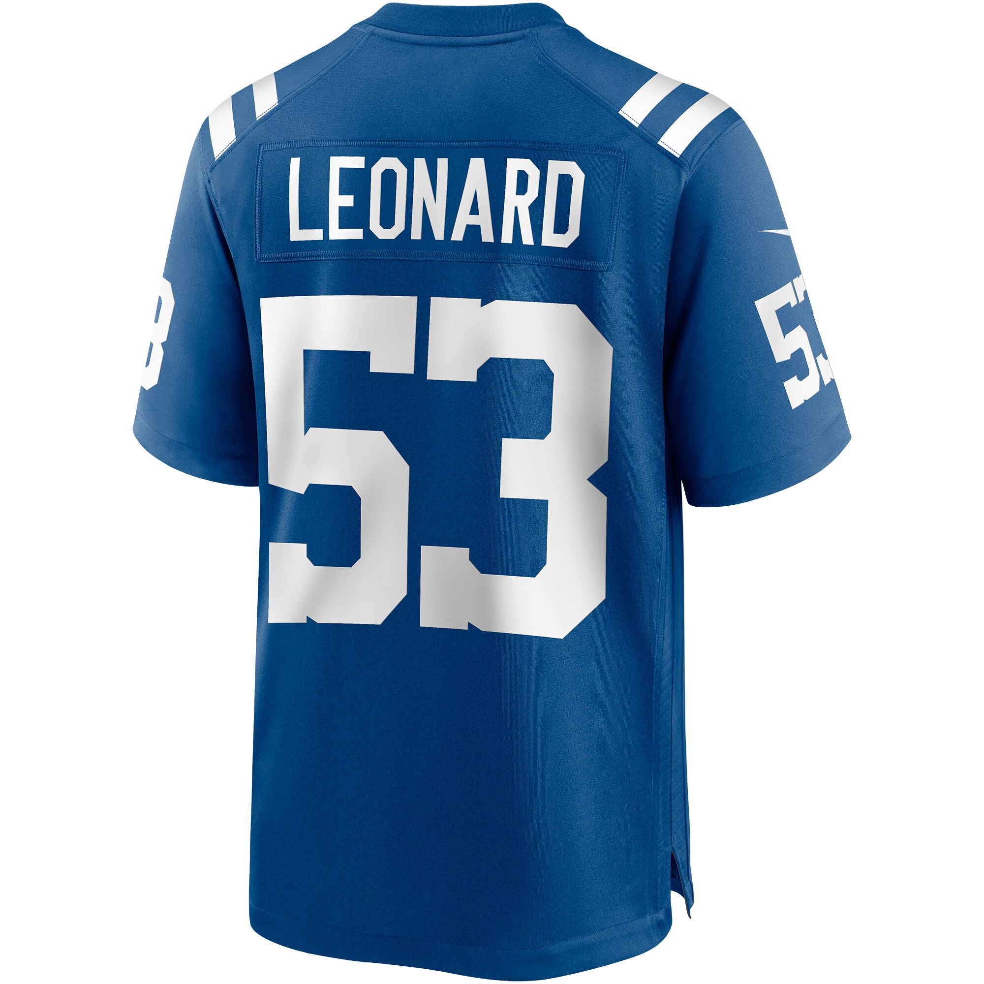 Men's Indianapolis Colts Shaquille Leonard Royal Game Jersey JS1558 Saliibo - Image 3