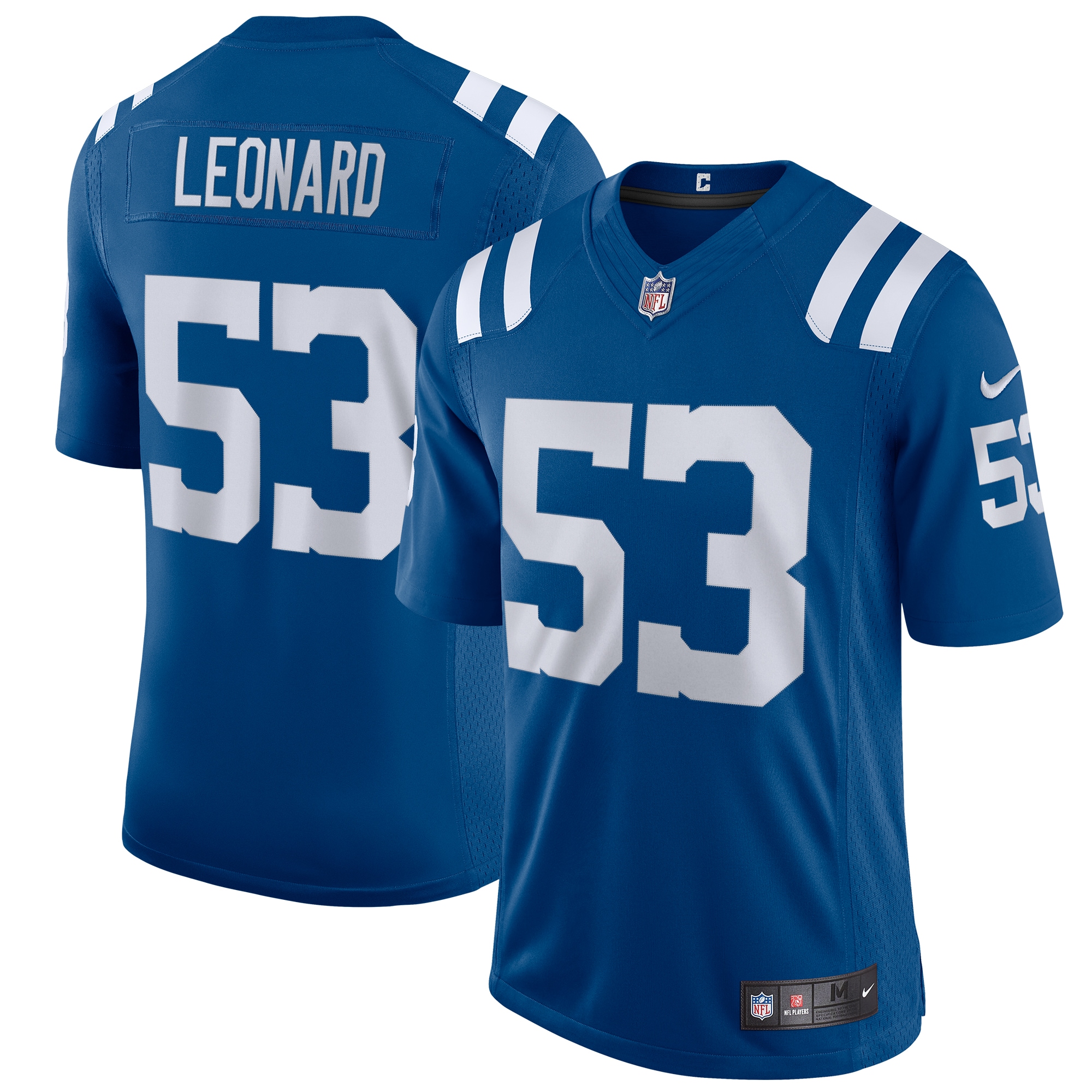 Men's Indianapolis Colts Shaquille Leonard Royal Vapor Limited Jersey JS7642 Saliibo