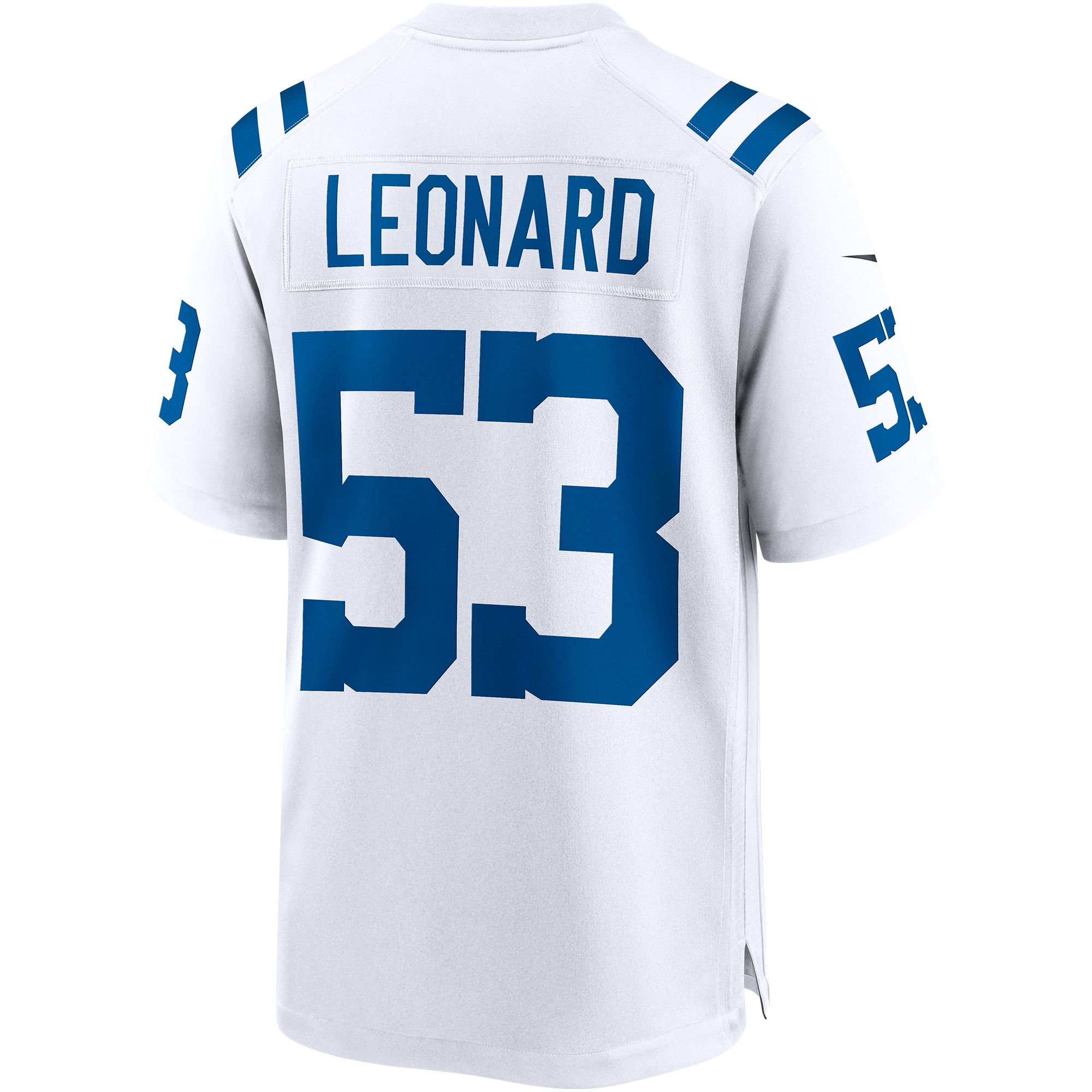 Men's Indianapolis Colts Shaquille Leonard White Game Player Jersey JS8553 Saliibo - Image 3