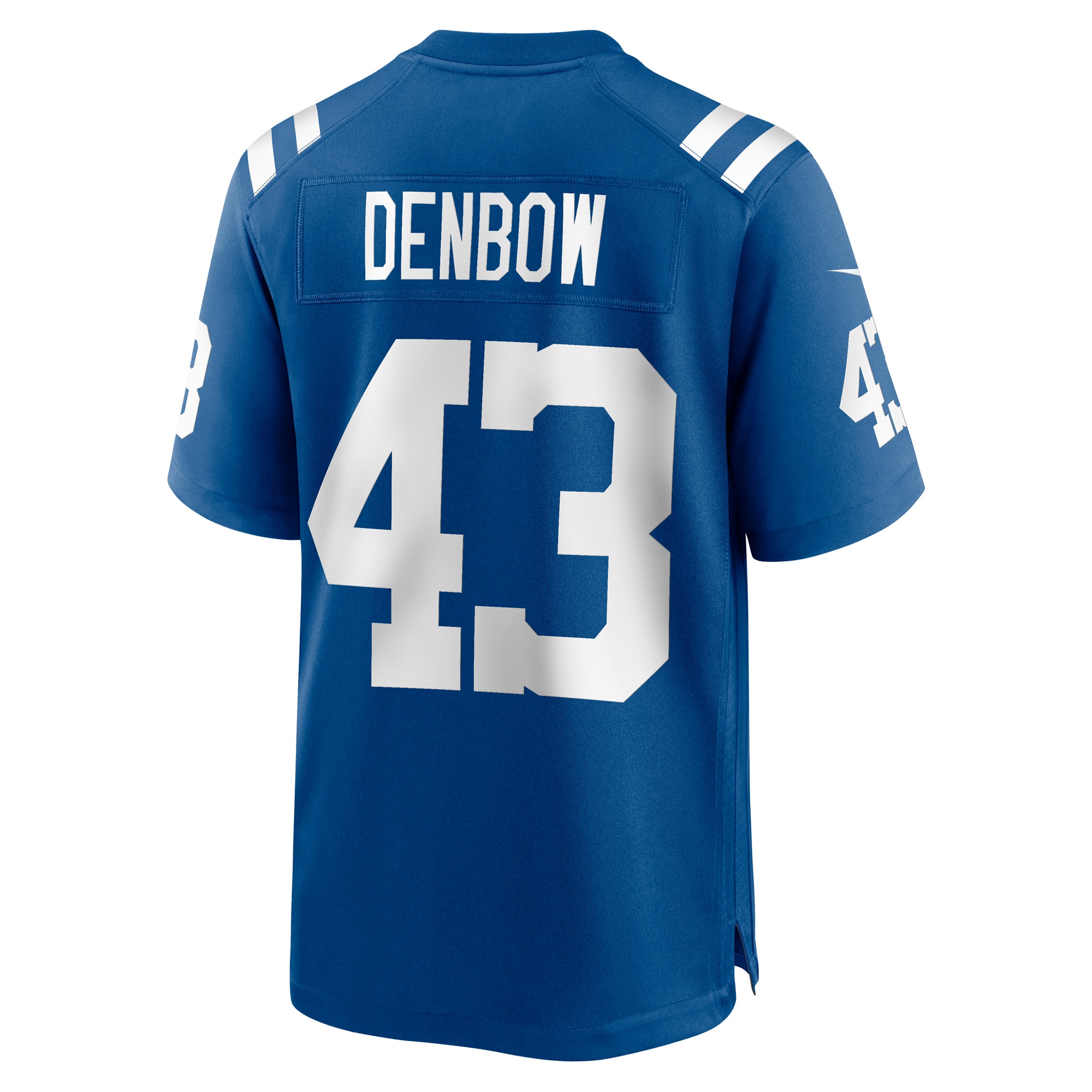 Men's Indianapolis Colts Trevor Denbow Royal Game Player Jersey JS5801 Saliibo - Image 3