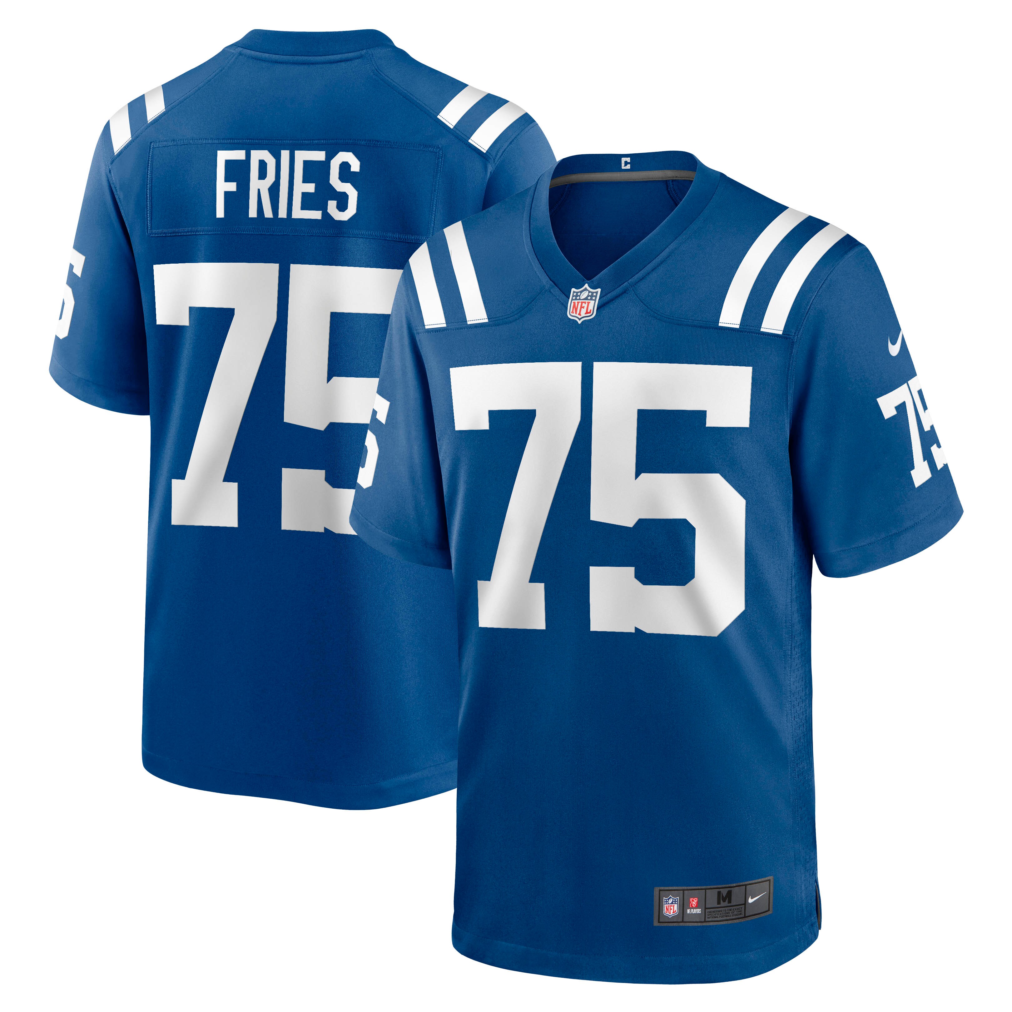 Men's Indianapolis Colts Will Fries Royal Game Jersey JS5642 Saliibo