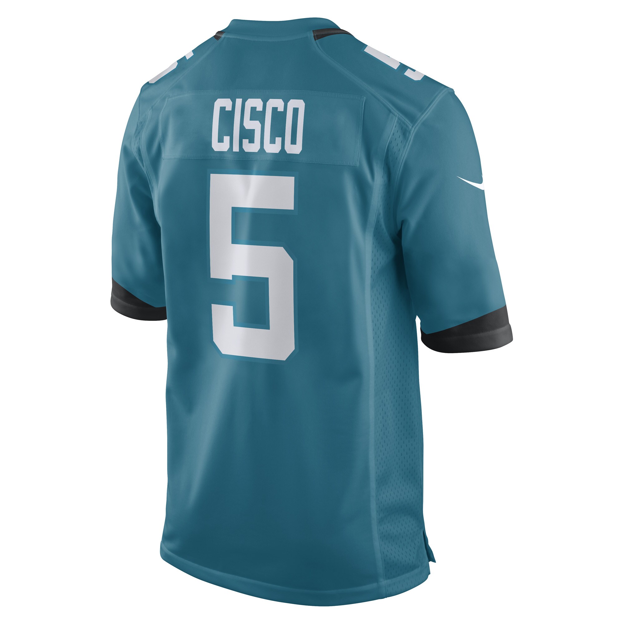Men's Jacksonville Jaguars Andre Cisco Teal Game Player Jersey JS1137 Saliibo - Image 3