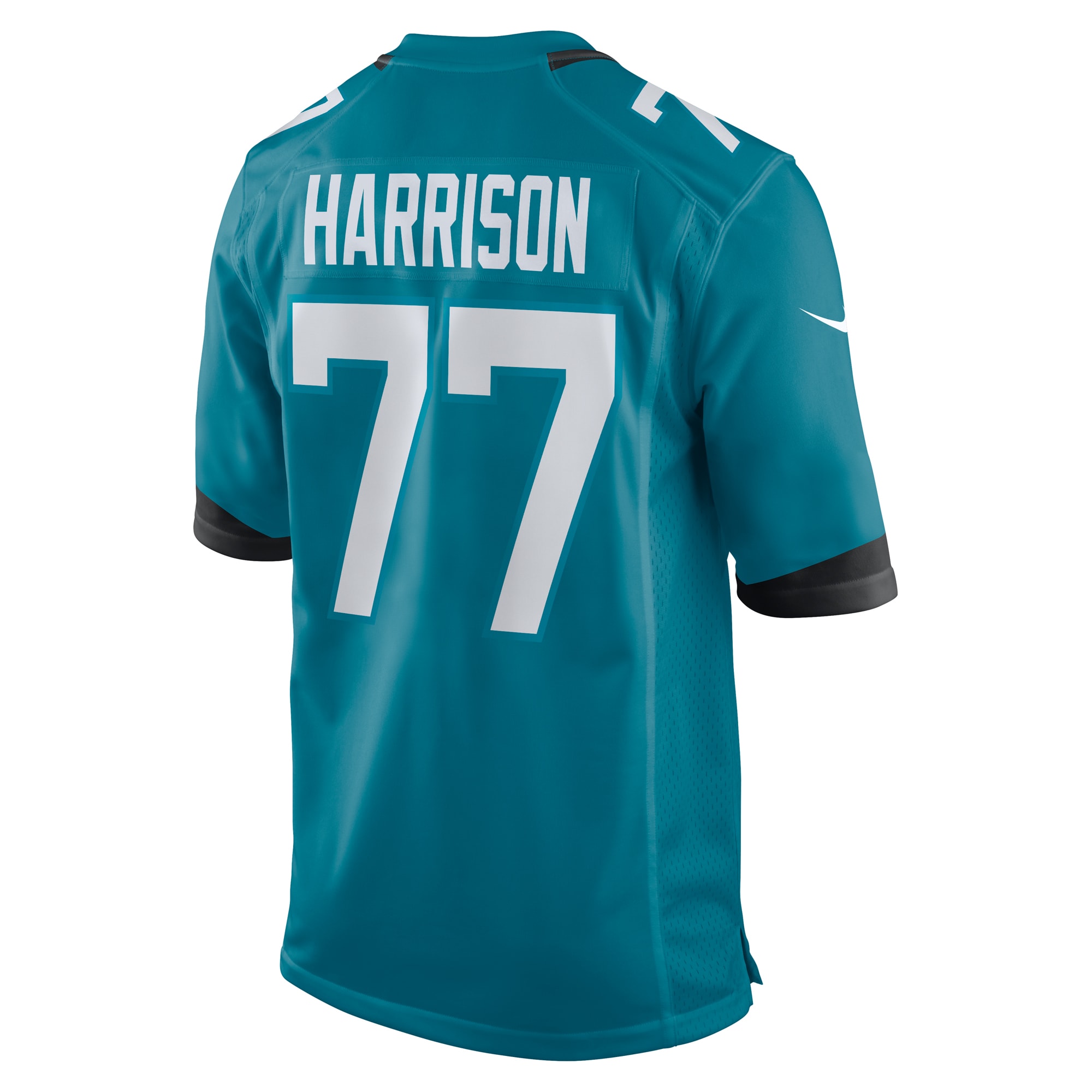 Men's Jacksonville Jaguars Anton Harrison Teal Game Jersey JS7664 Saliibo - Image 3