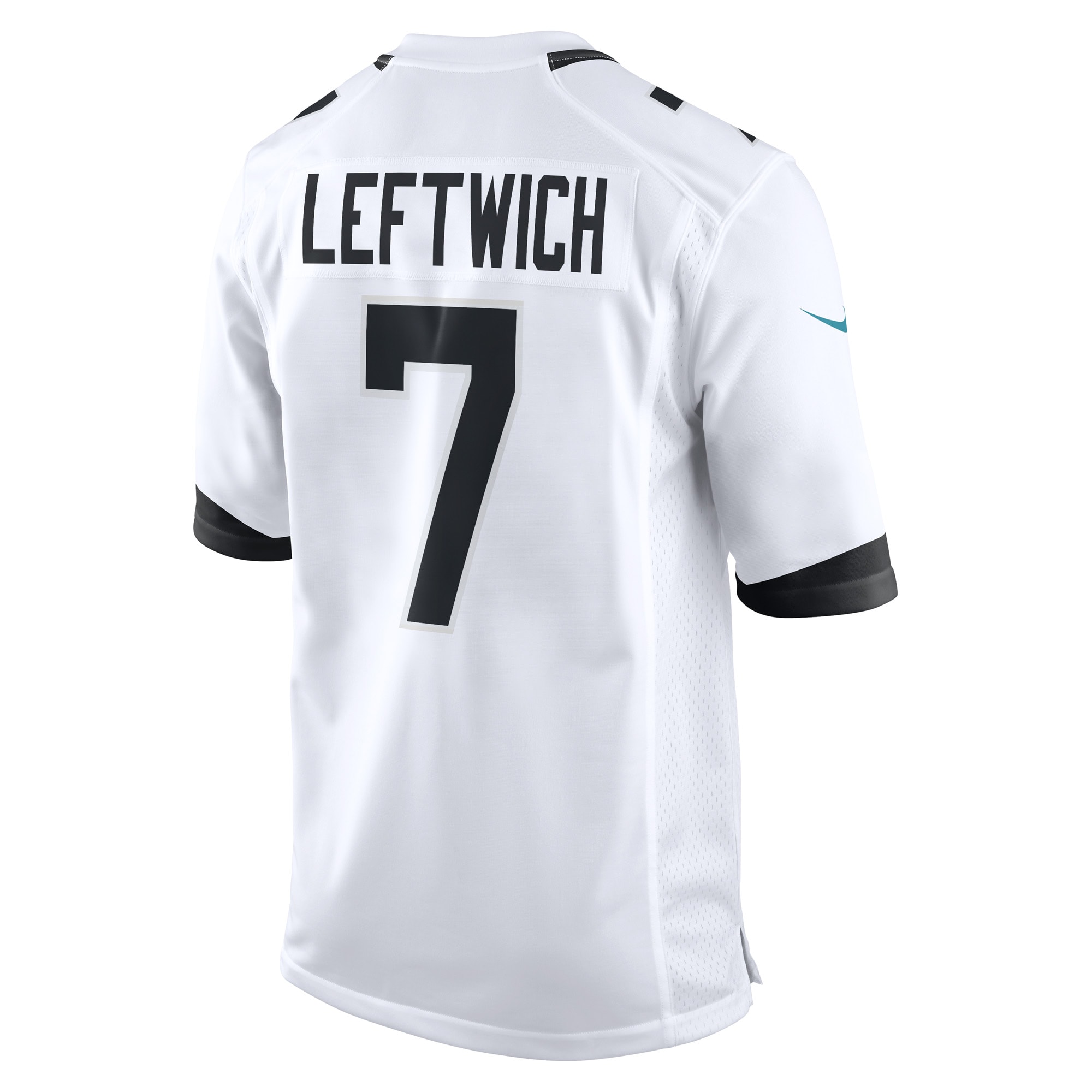 Men's Jacksonville Jaguars Byron Leftwich White Retired Player Game Jersey JS5001 Saliibo - Image 3