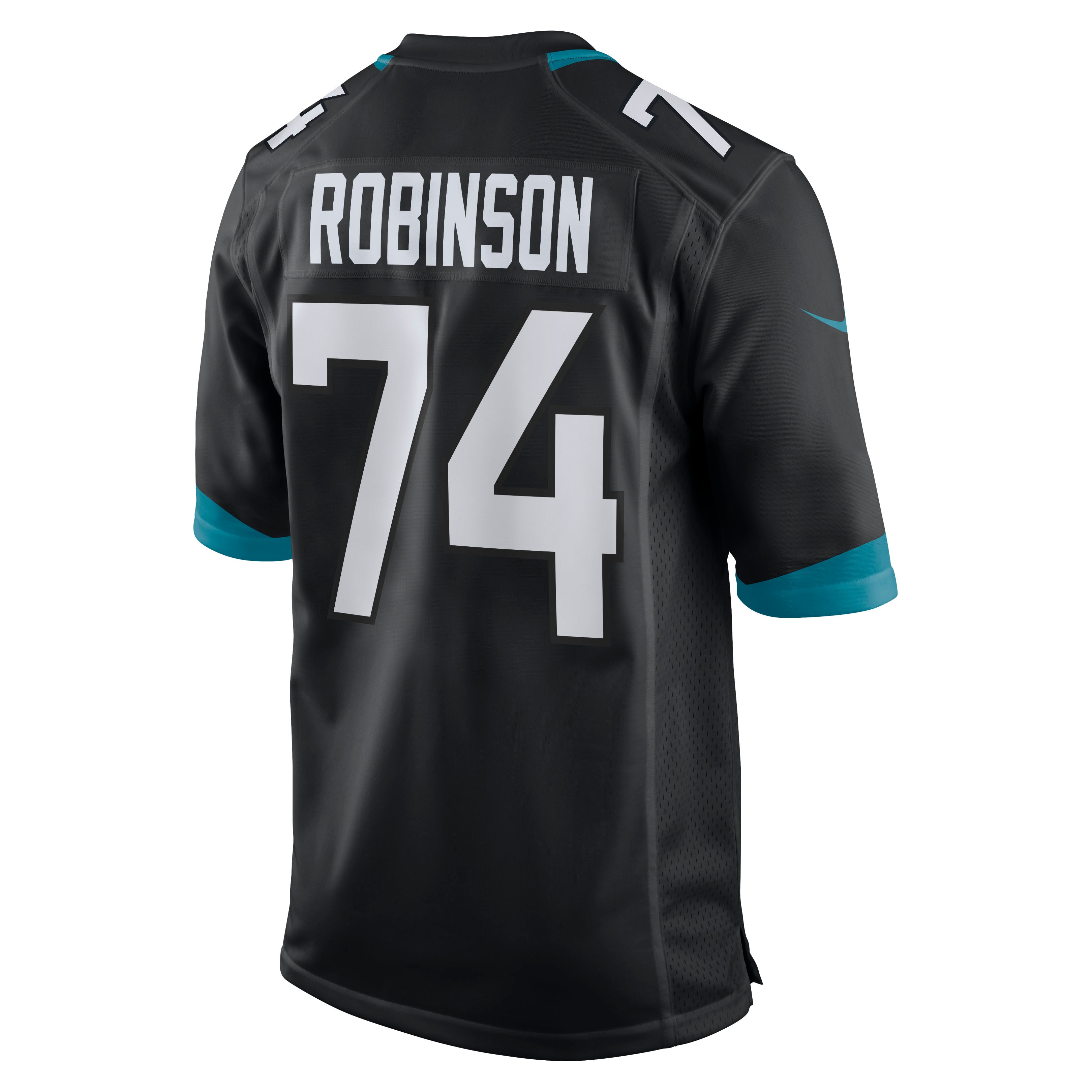 Men's Jacksonville Jaguars Cam Robinson Black Game Jersey JS6617 Saliibo - Image 3