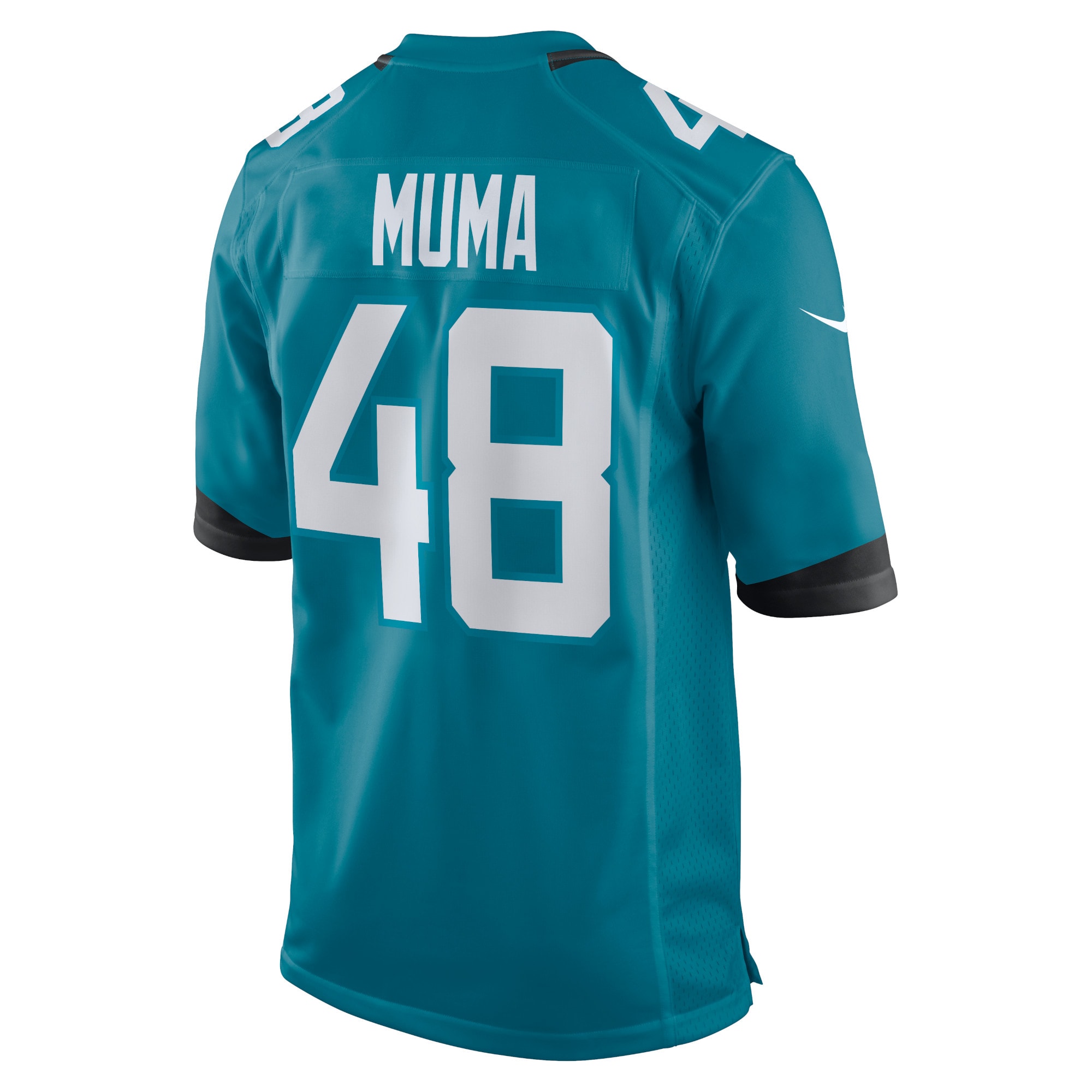 Men's Jacksonville Jaguars Chad Muma Teal Game Jersey JS2684 Saliibo - Image 3