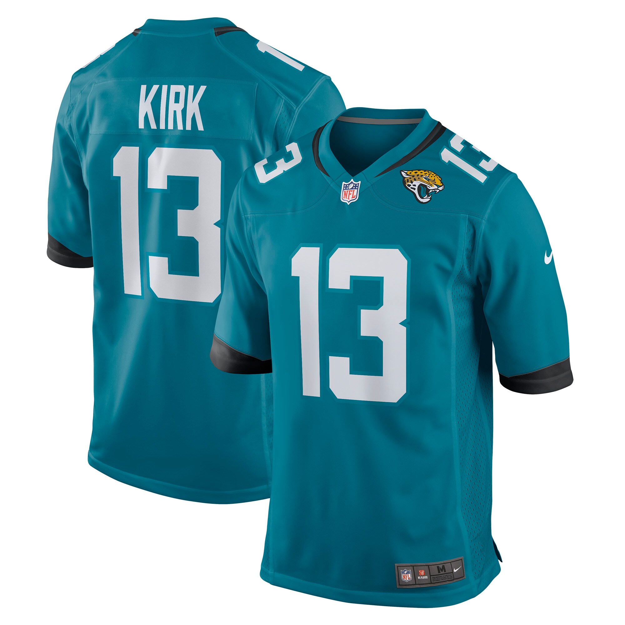 Men's Jacksonville Jaguars Christian Kirk Teal Game Jersey JS3334 Saliibo
