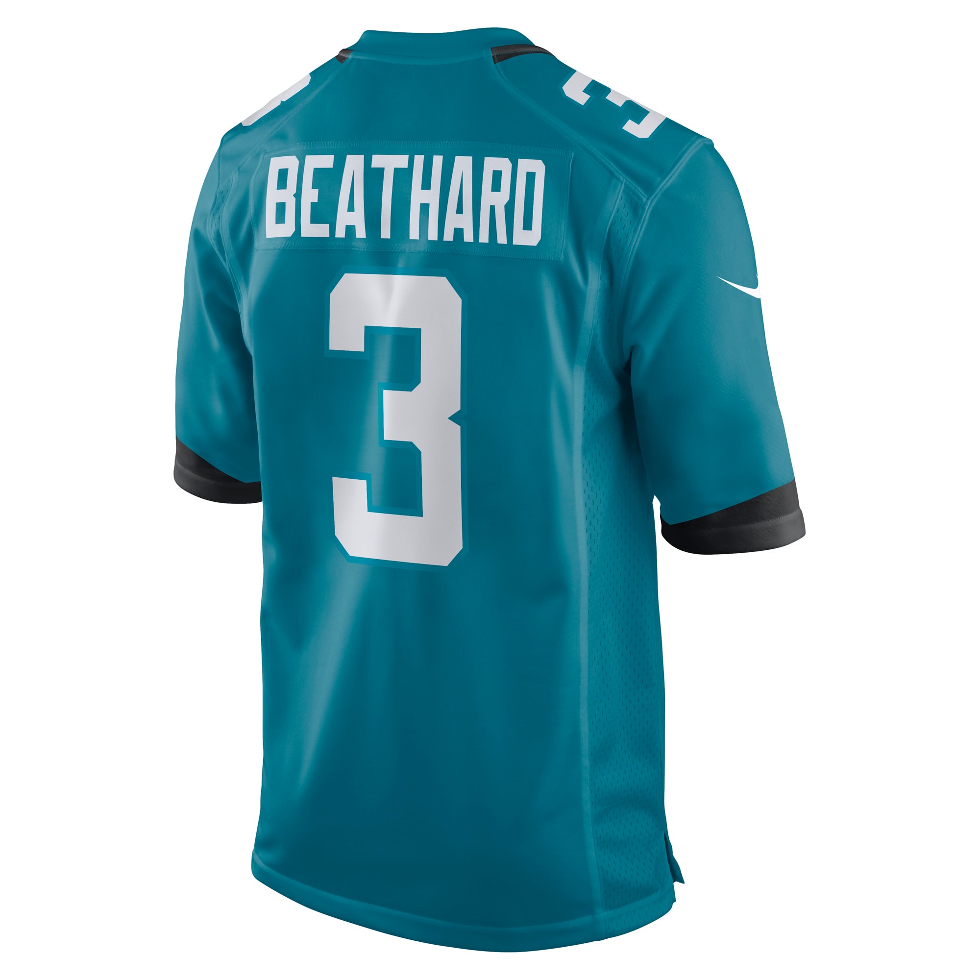 Men's Jacksonville Jaguars C.J. Beathard Teal Game Jersey JS3185 Saliibo - Image 3