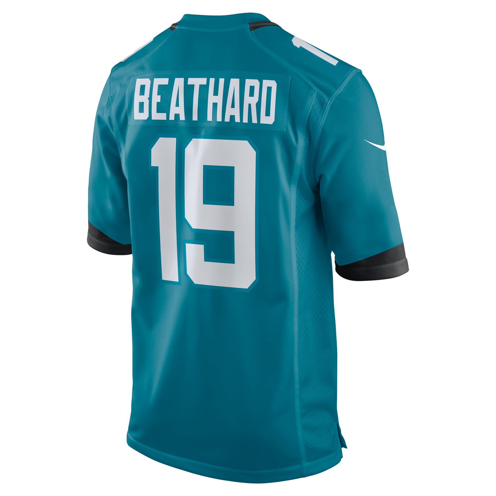 Men's Jacksonville Jaguars C.J. Beathard Teal Team Game Jersey JS5310 Saliibo - Image 3