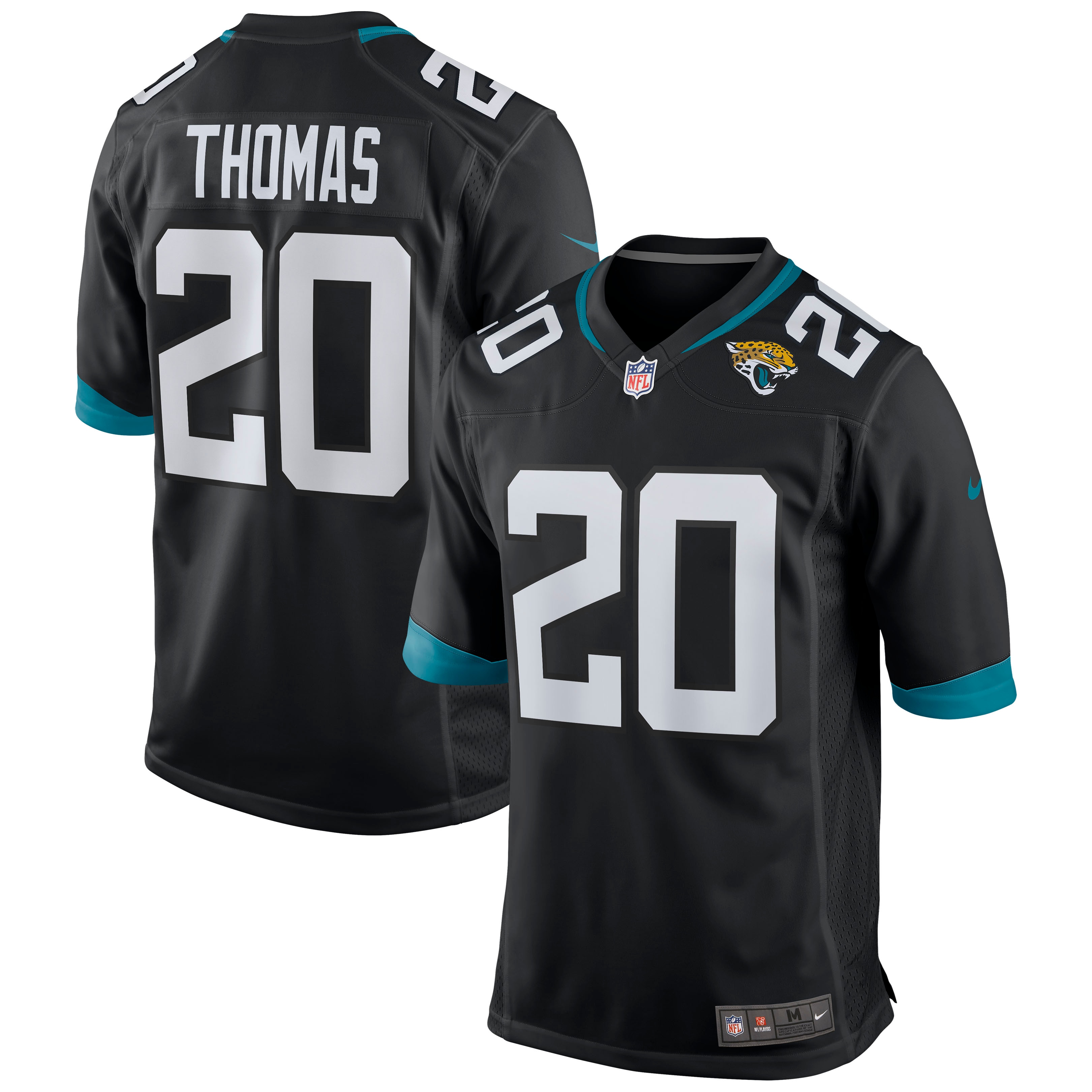 Men's Jacksonville Jaguars Daniel Thomas Black Game Jersey JS4578 Saliibo