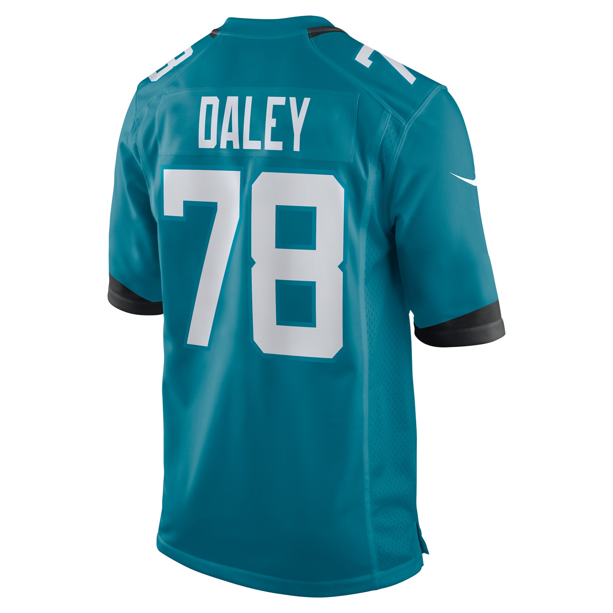Men's Jacksonville Jaguars Dennis Daley Teal Team Game Jersey JS3590 Saliibo - Image 3