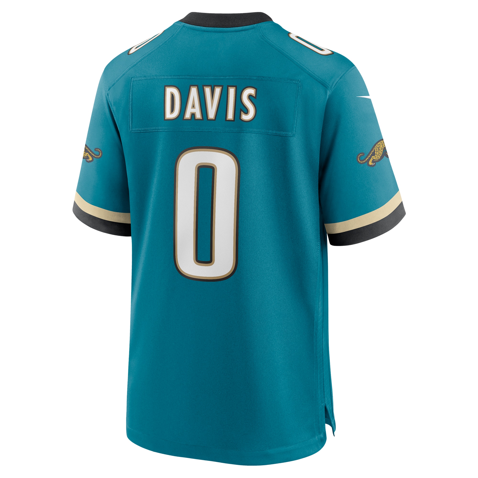 Men's Jacksonville Jaguars Gabe Davis Teal Prowler Throwback Player Game Jersey JS9959 Saliibo - Image 3
