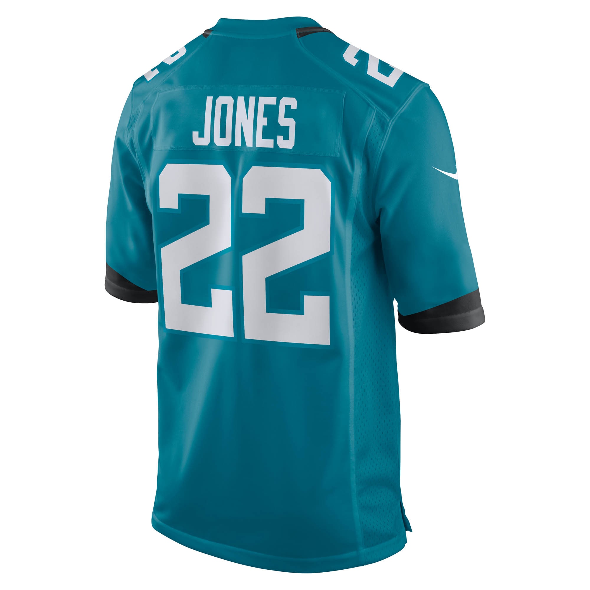 Men's Jacksonville Jaguars Jarrian Jones Teal Team Game Jersey JS5018 Saliibo - Image 3