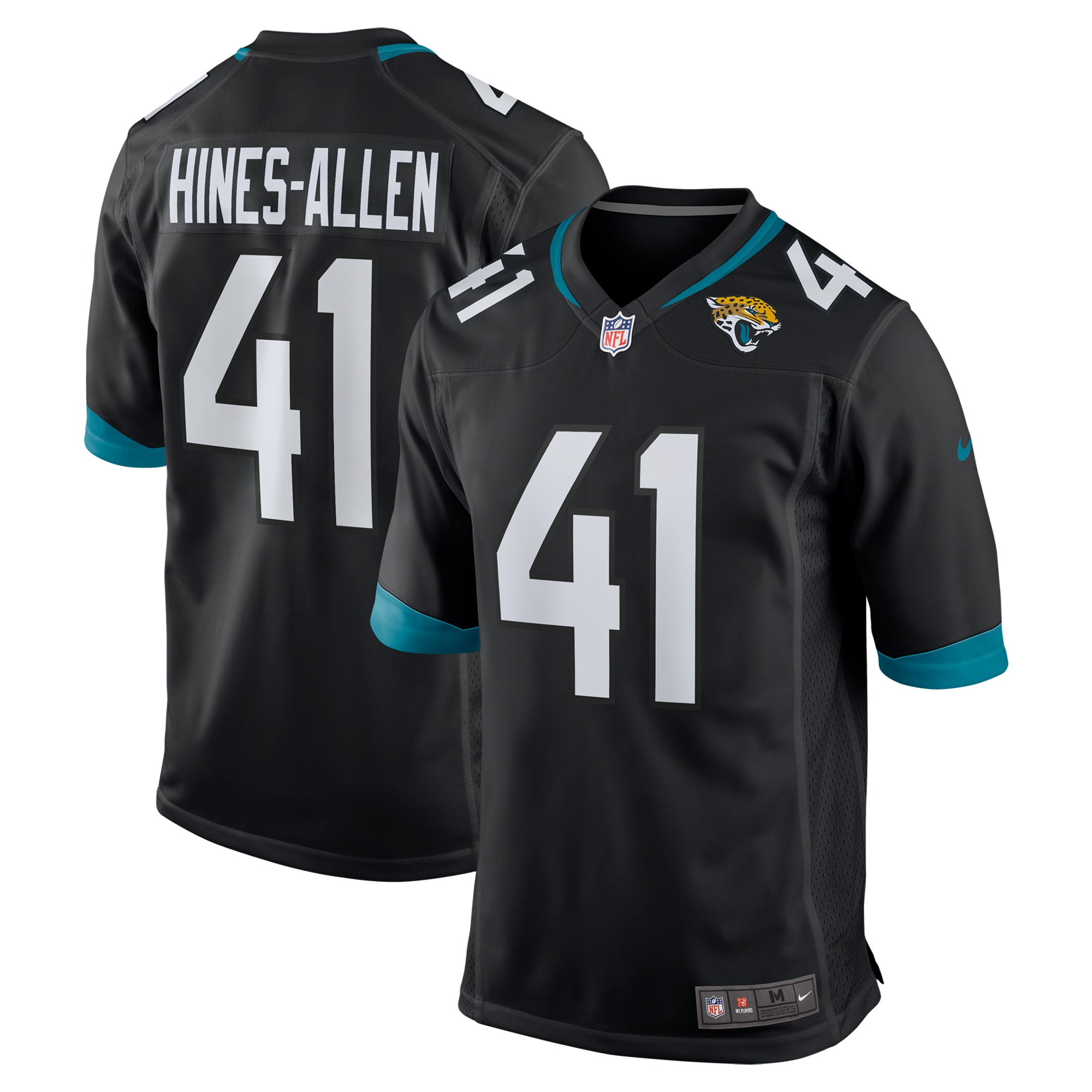 Men's Jacksonville Jaguars Josh Hines-Allen Black Alternate Player Game Jersey JS7596 Saliibo
