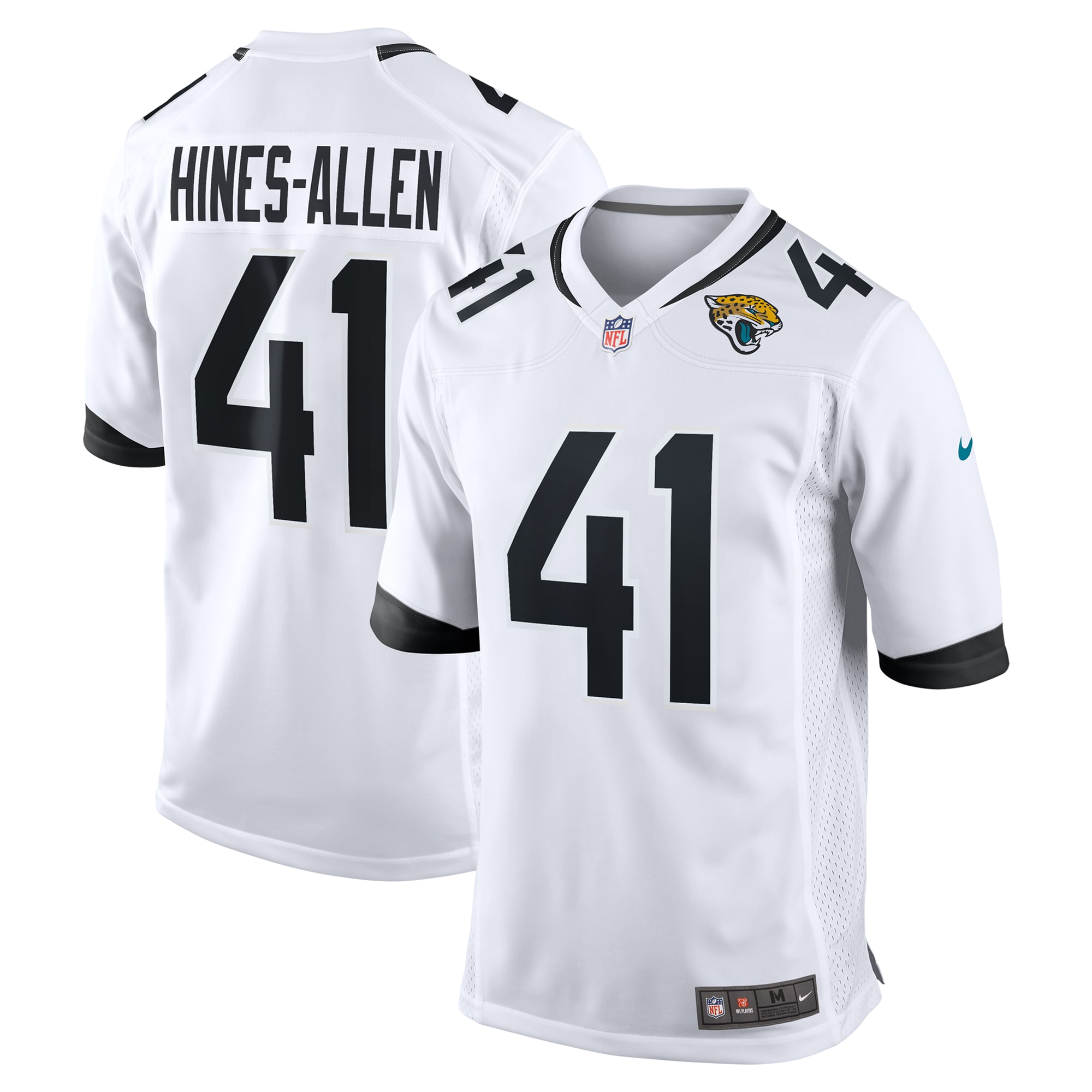Men's Jacksonville Jaguars Josh Hines-Allen White Player Game Jersey JS9207 Saliibo