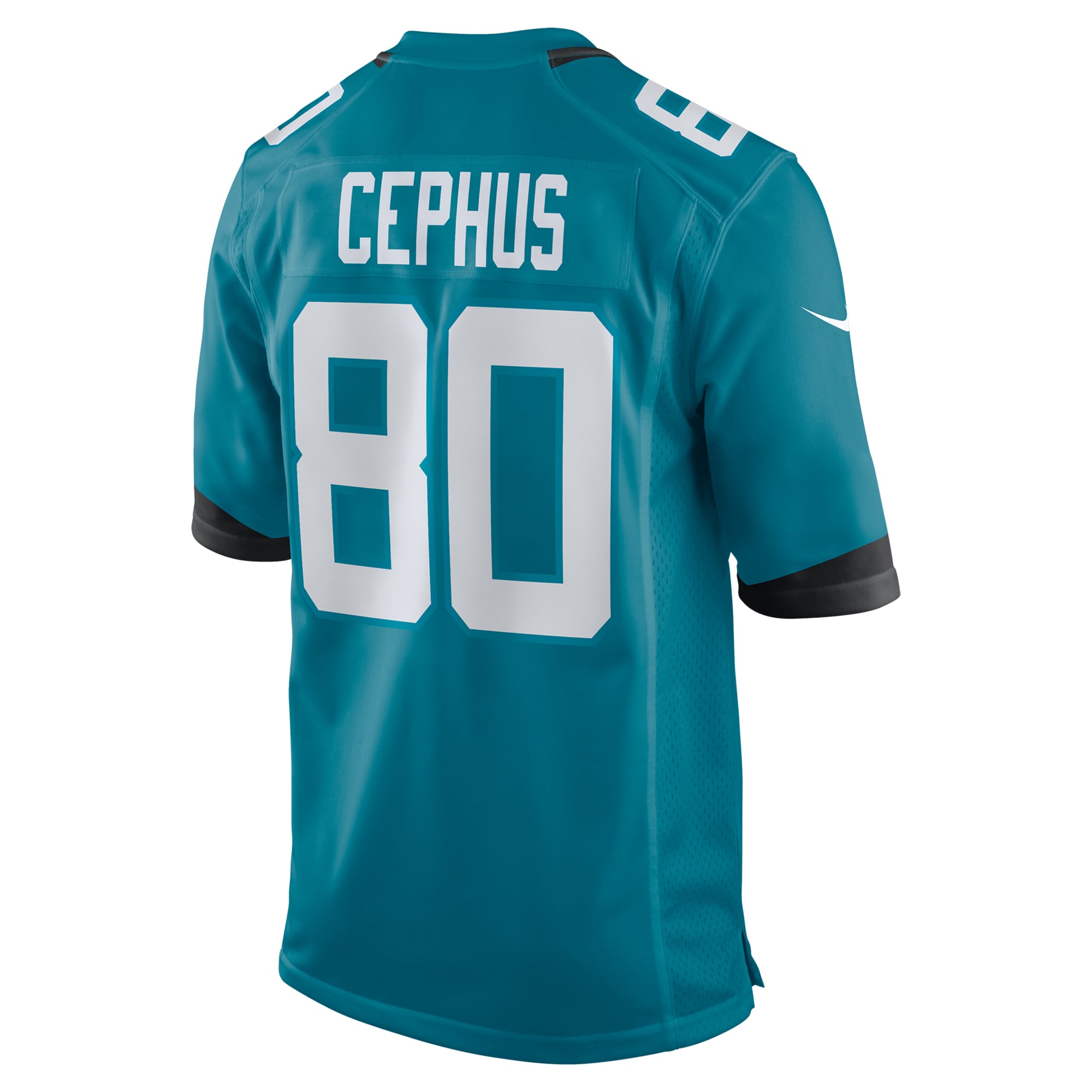 Men's Jacksonville Jaguars Joshua Cephus Teal Team Game Jersey JS4610 Saliibo - Image 3