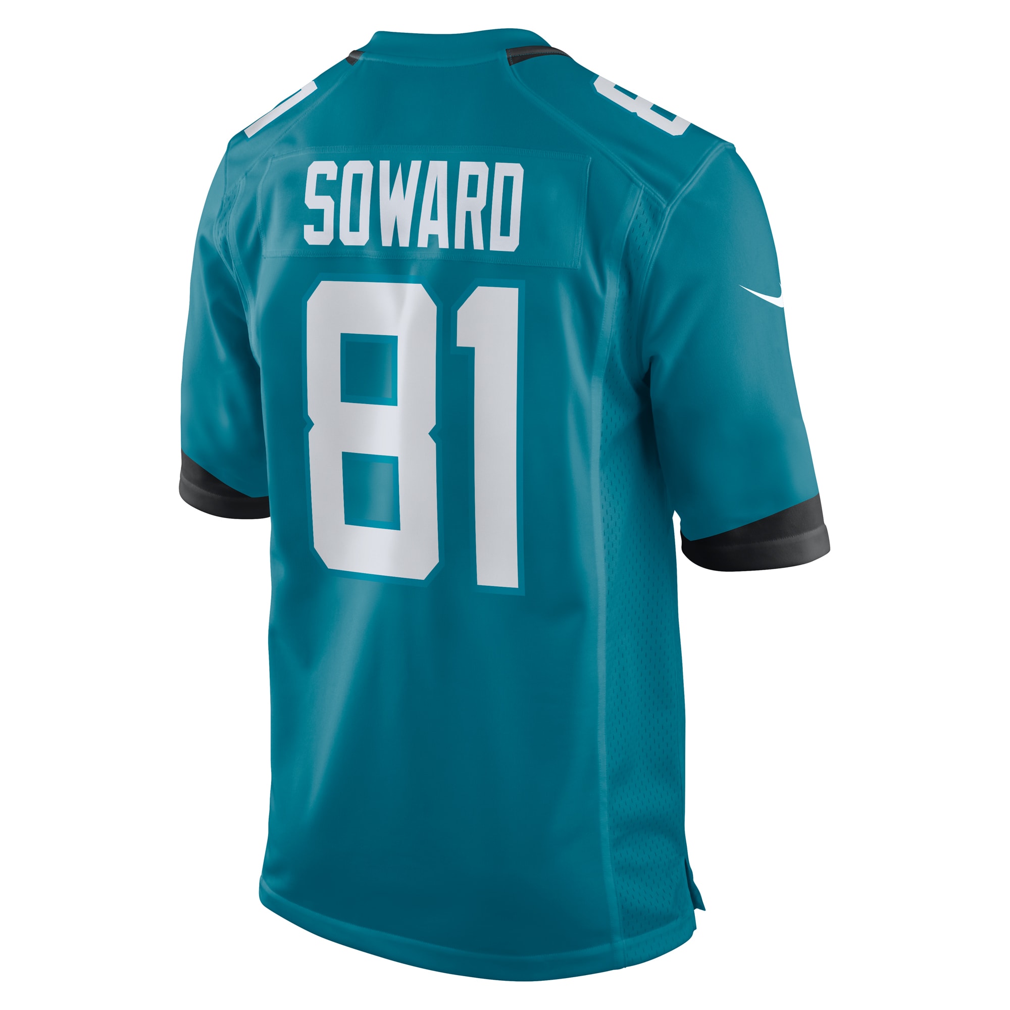 Men's Jacksonville Jaguars R. Jay Soward Teal Retired Player Team Game Jersey JS1867 Saliibo - Image 3