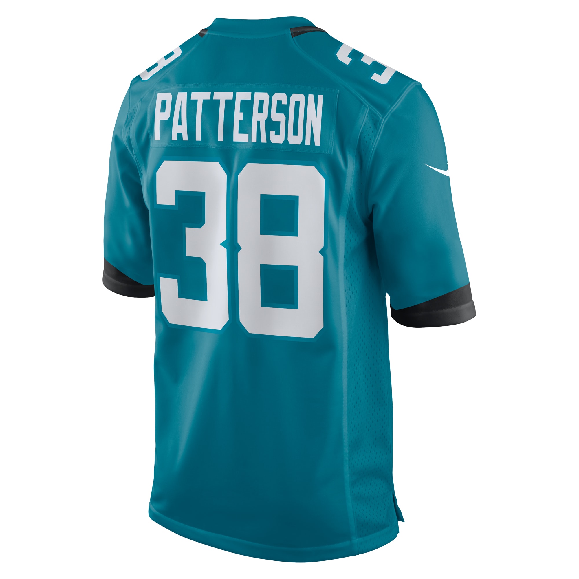 Men's Jacksonville Jaguars Riley Patterson Teal Team Game Jersey JS1317 Saliibo - Image 3