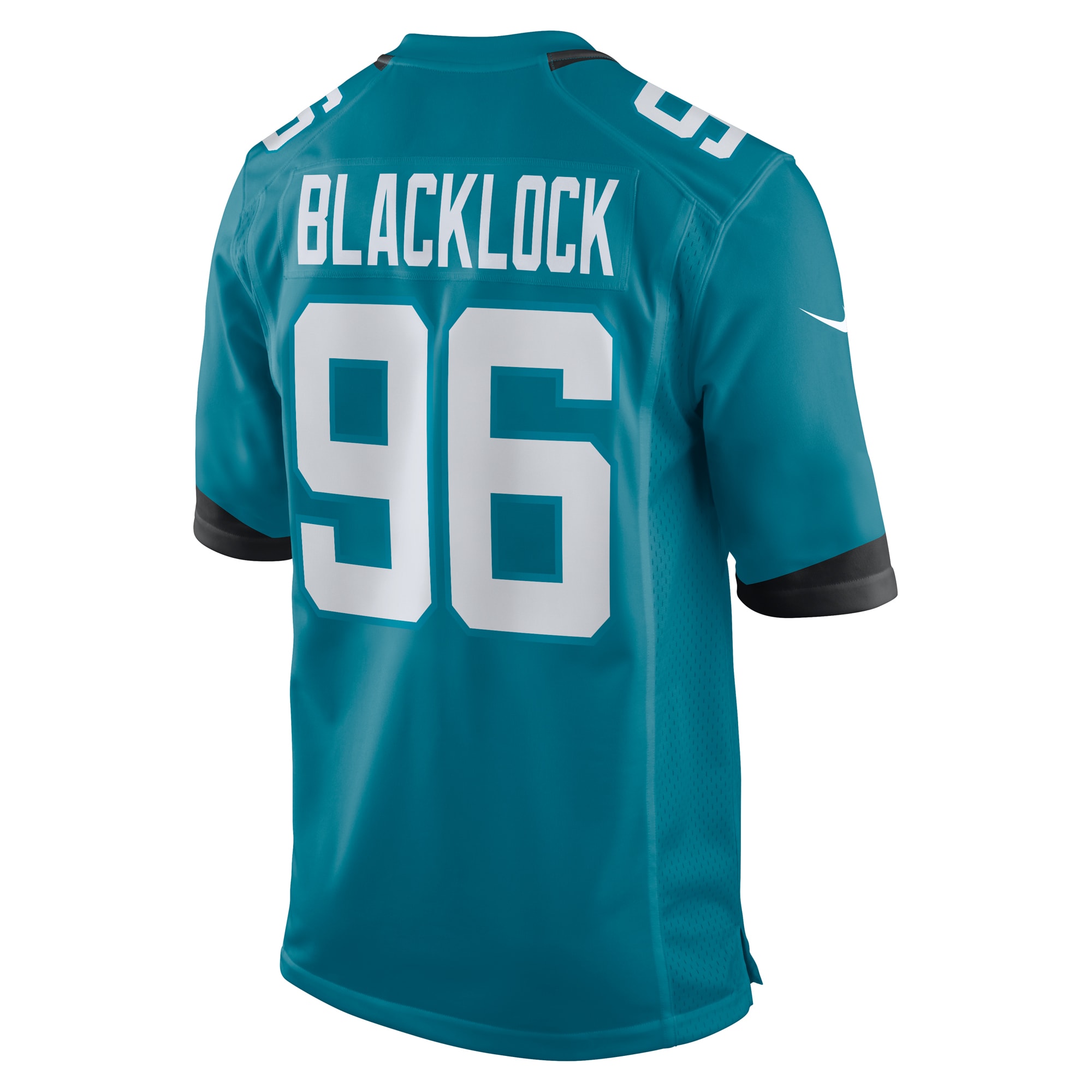 Men's Jacksonville Jaguars Ross Blacklock Teal Team Game Jersey JS3016 Saliibo - Image 3