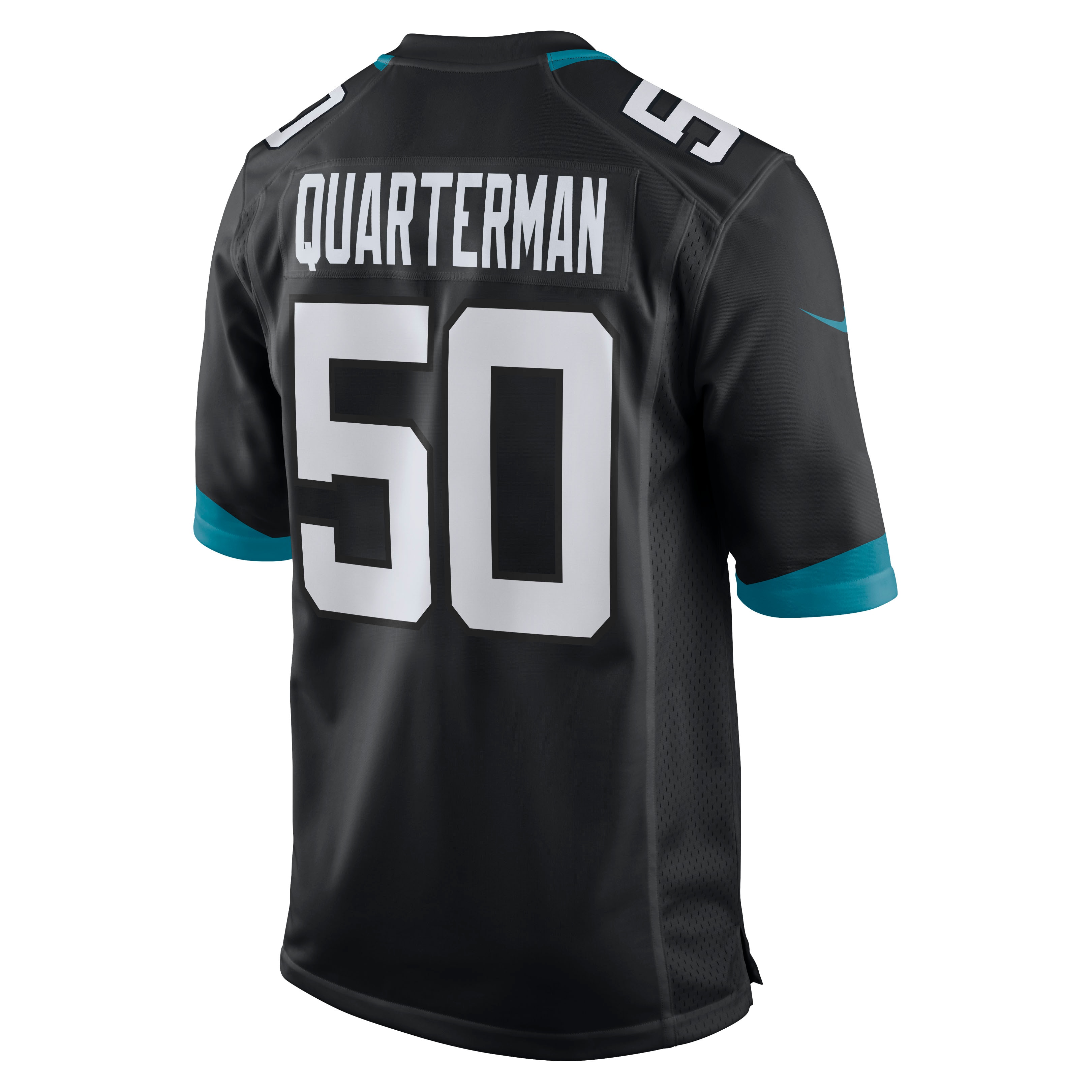 Men's Jacksonville Jaguars Shaquille Quarterman Black Game Jersey JS4096 Saliibo - Image 3