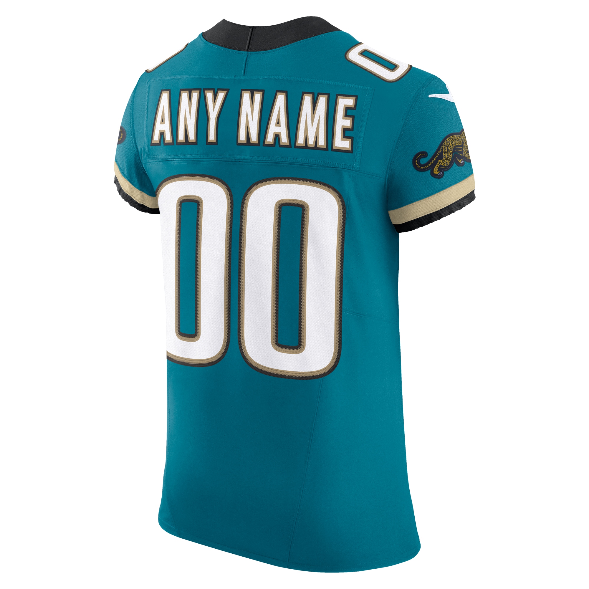 Men's Jacksonville Jaguars Teal Alternate Vapor F.U.S.E. Elite Custom Jersey JS7116 Saliibo - Image 3